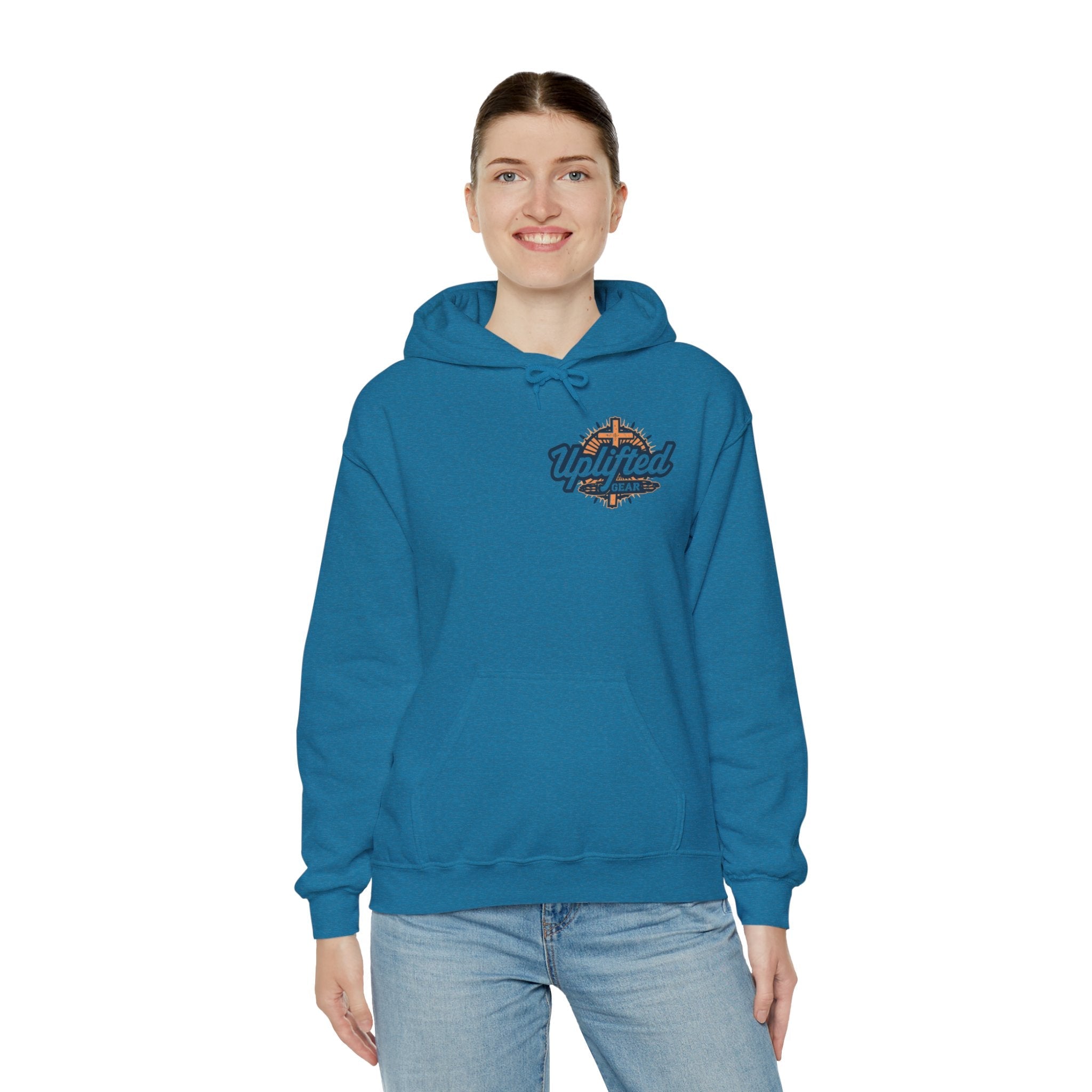 Religious Graphic Armor Of God Design - Unisex Heavy Blend™ Hooded Sweatshirt Printify