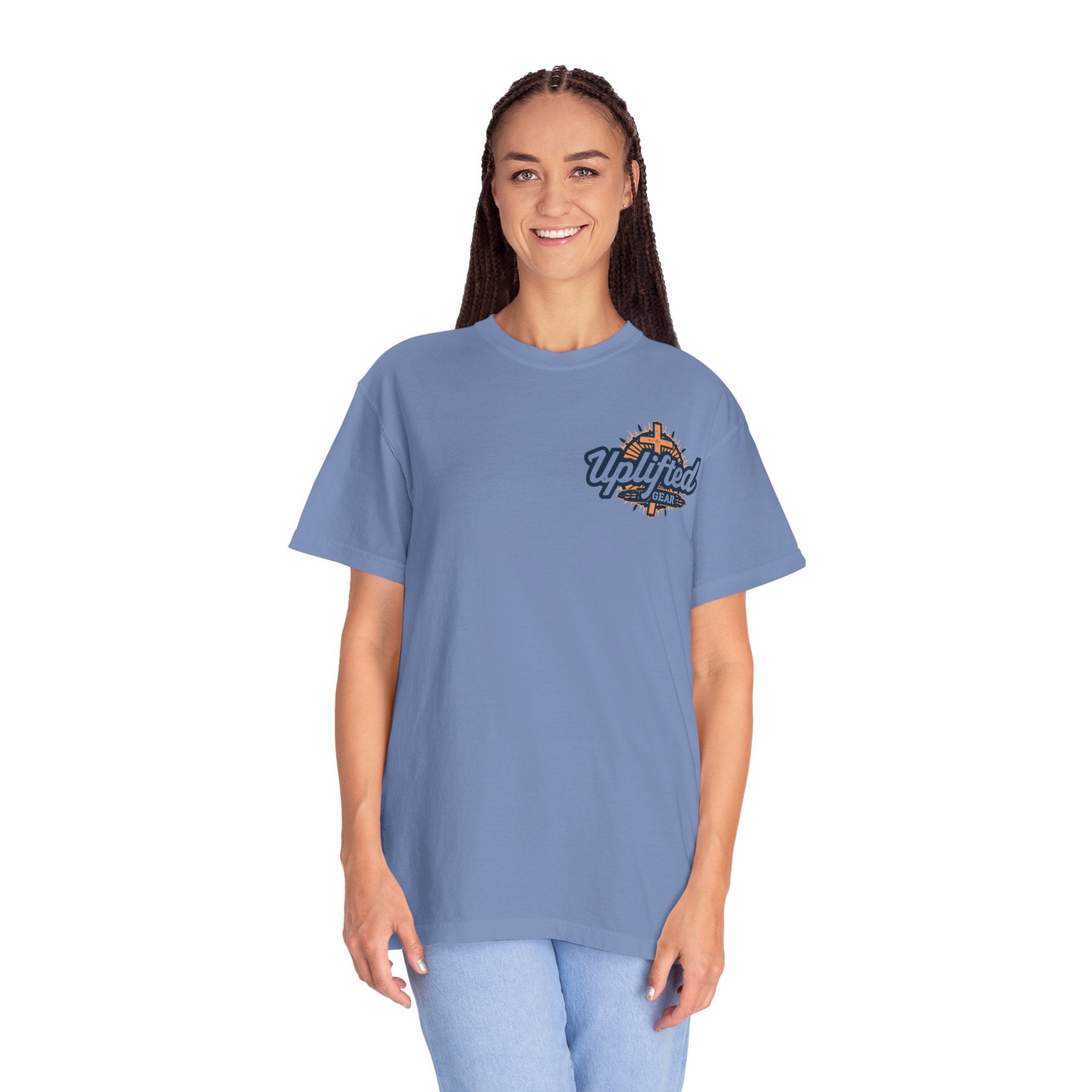 Trust in The Lord Proverbs 3:5-6 Biblical Design Unisex Garment-Dyed T-shirt Printify