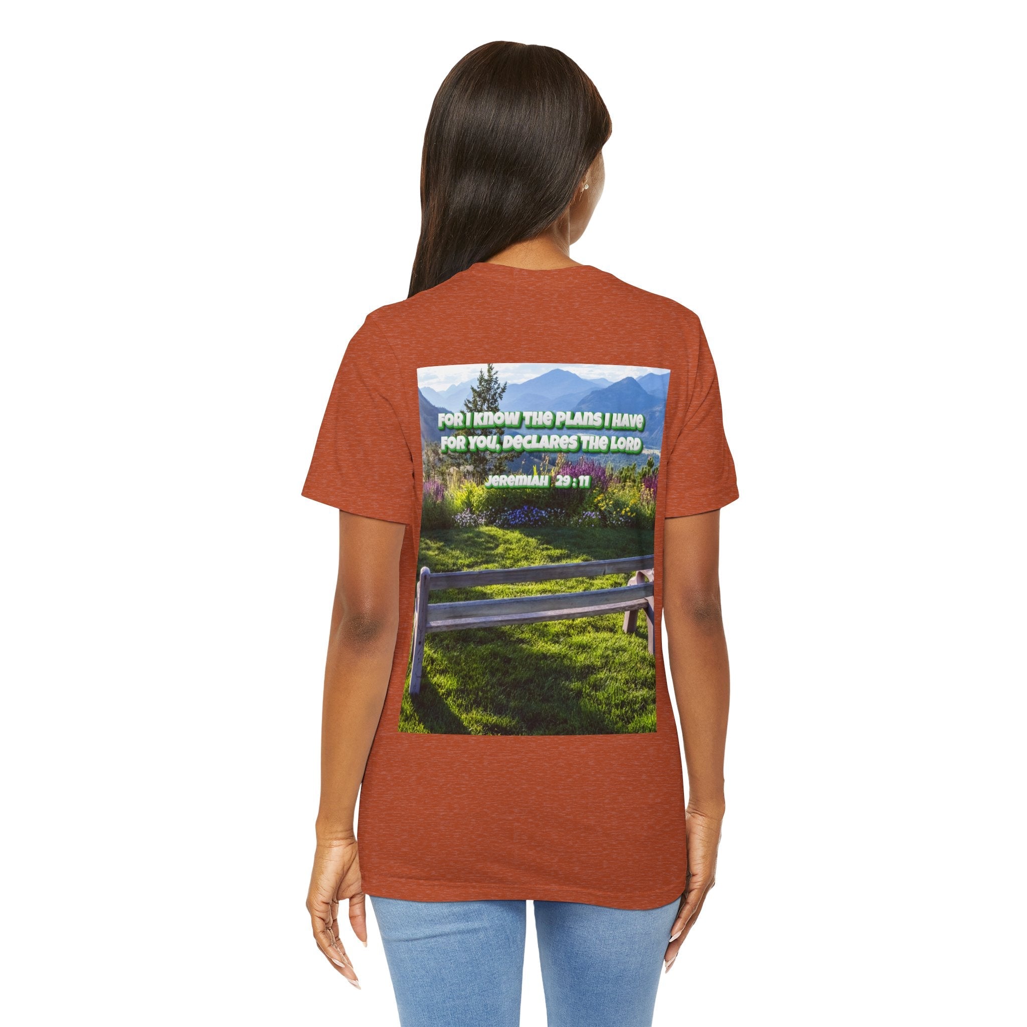 Bible Verse Unisex Tee - Jeremiah 29 : 11 Printify