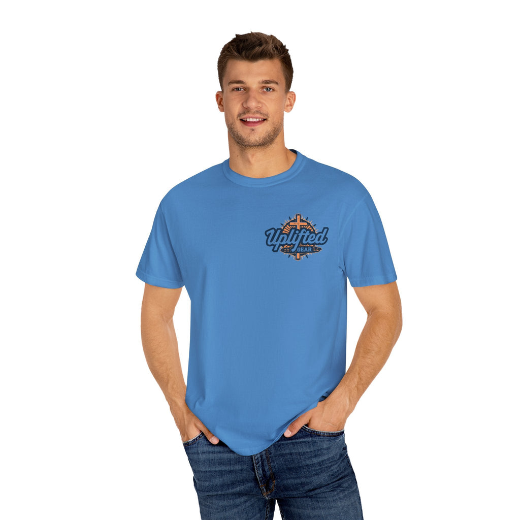 Religious Graphic Armor Of God Design - Unisex Garment-Dyed T-shirt Printify