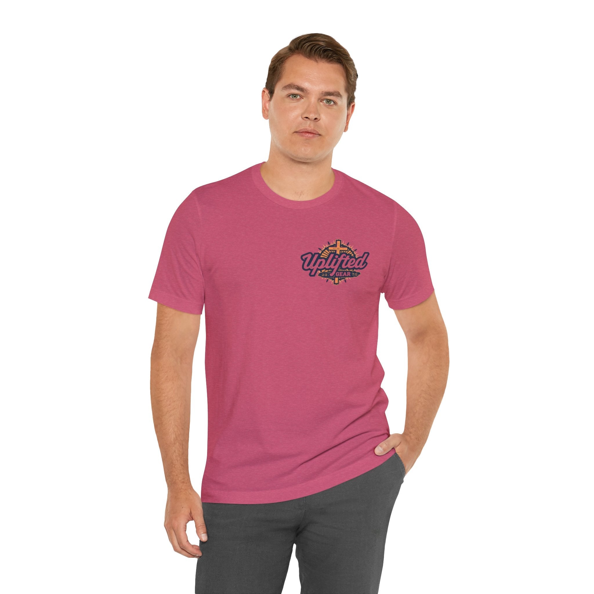 Religious Graphic Tee with Armor Of God Design Unisex Jersey Short Sleeve Tee Printify