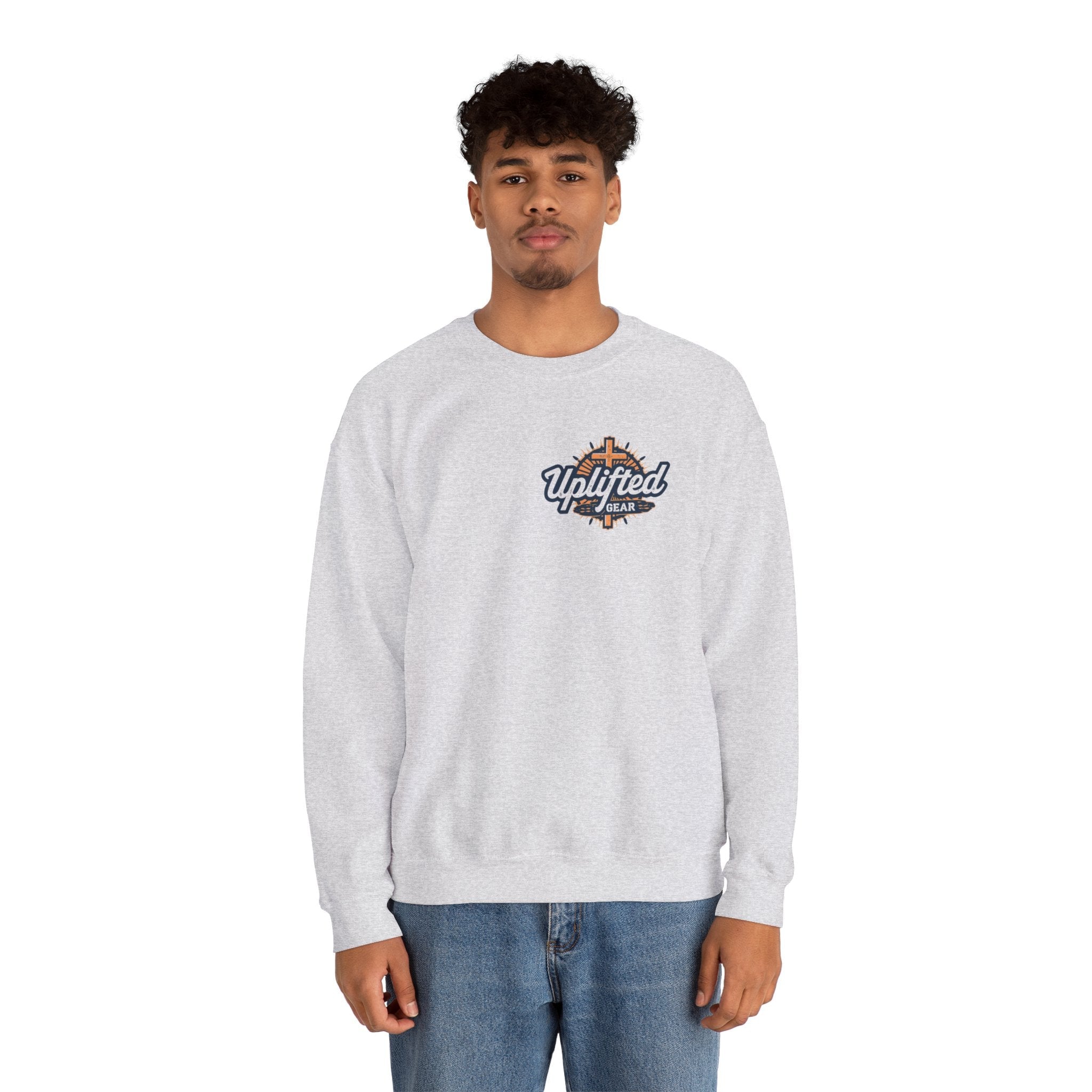 Theologian in Training Sweatshirt – Open Bible & Cross Christian Sweatshirt for Faithful Growth Printify