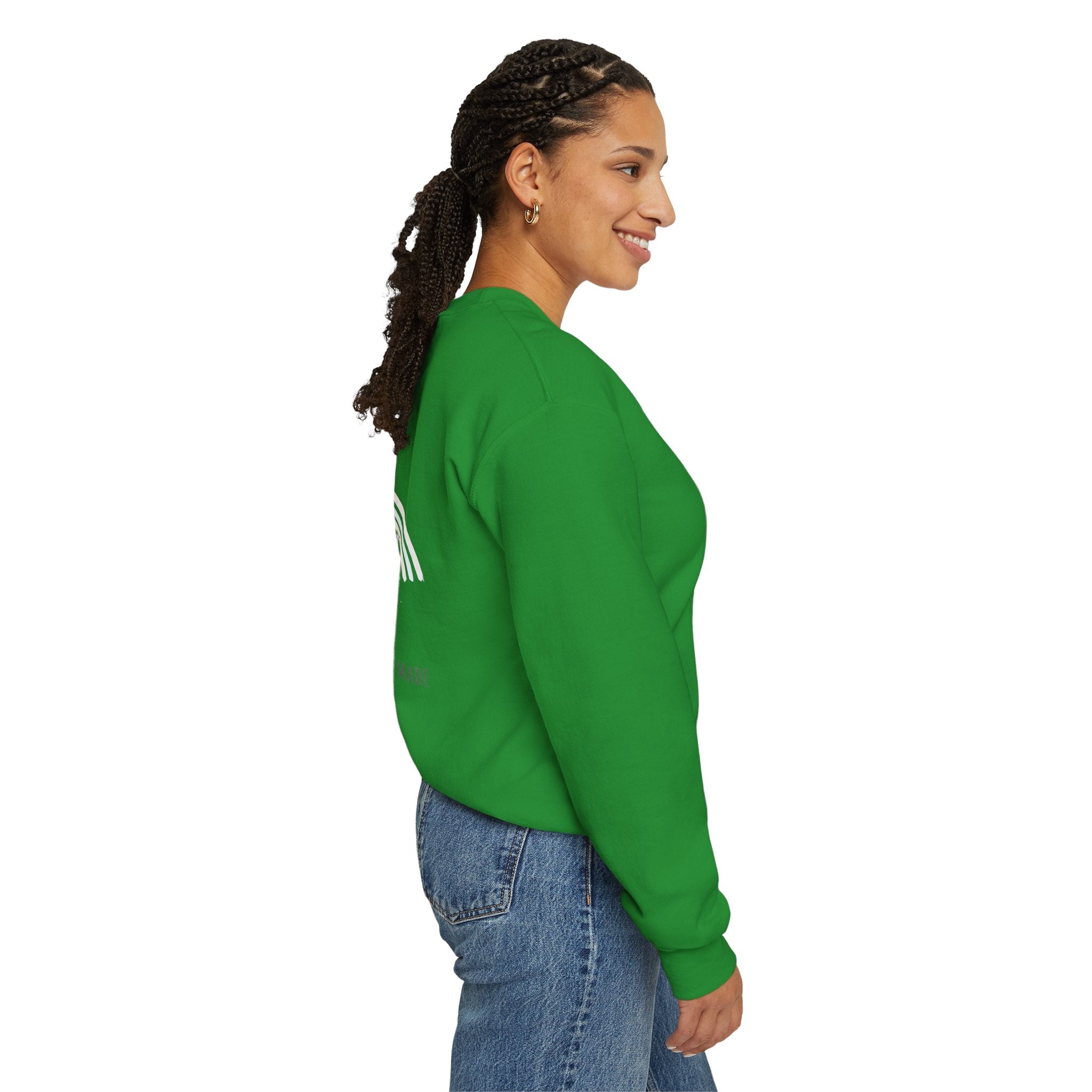 Unique Unicorn Sweatshirt – Rainbow Cross Psalm 139:14 Christian Sweatshirt for Wonderfully Made Printify