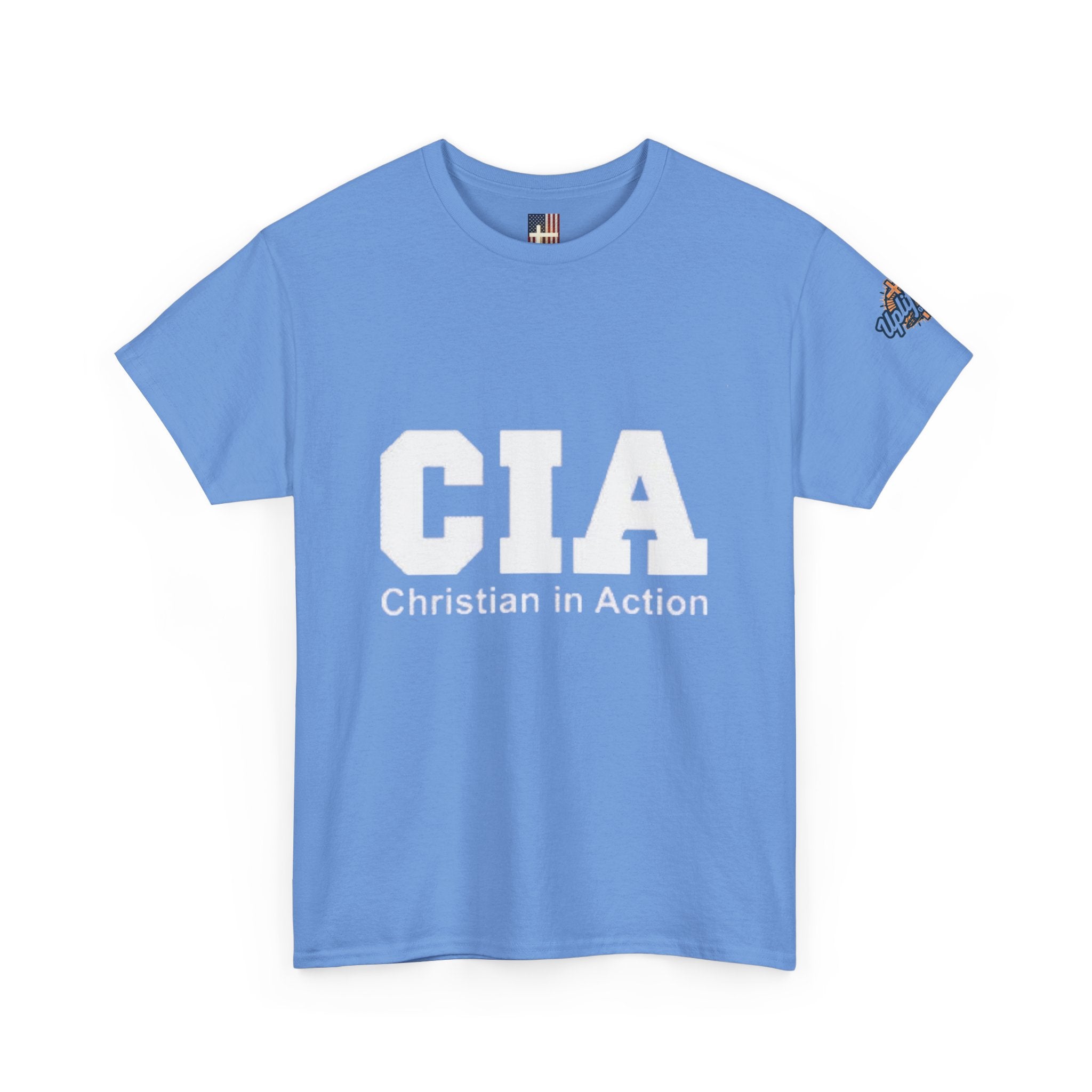 CIA Christian in Action T-shirt - Funny Faith Parody T-shirt - Mission Ready Apparel Printify