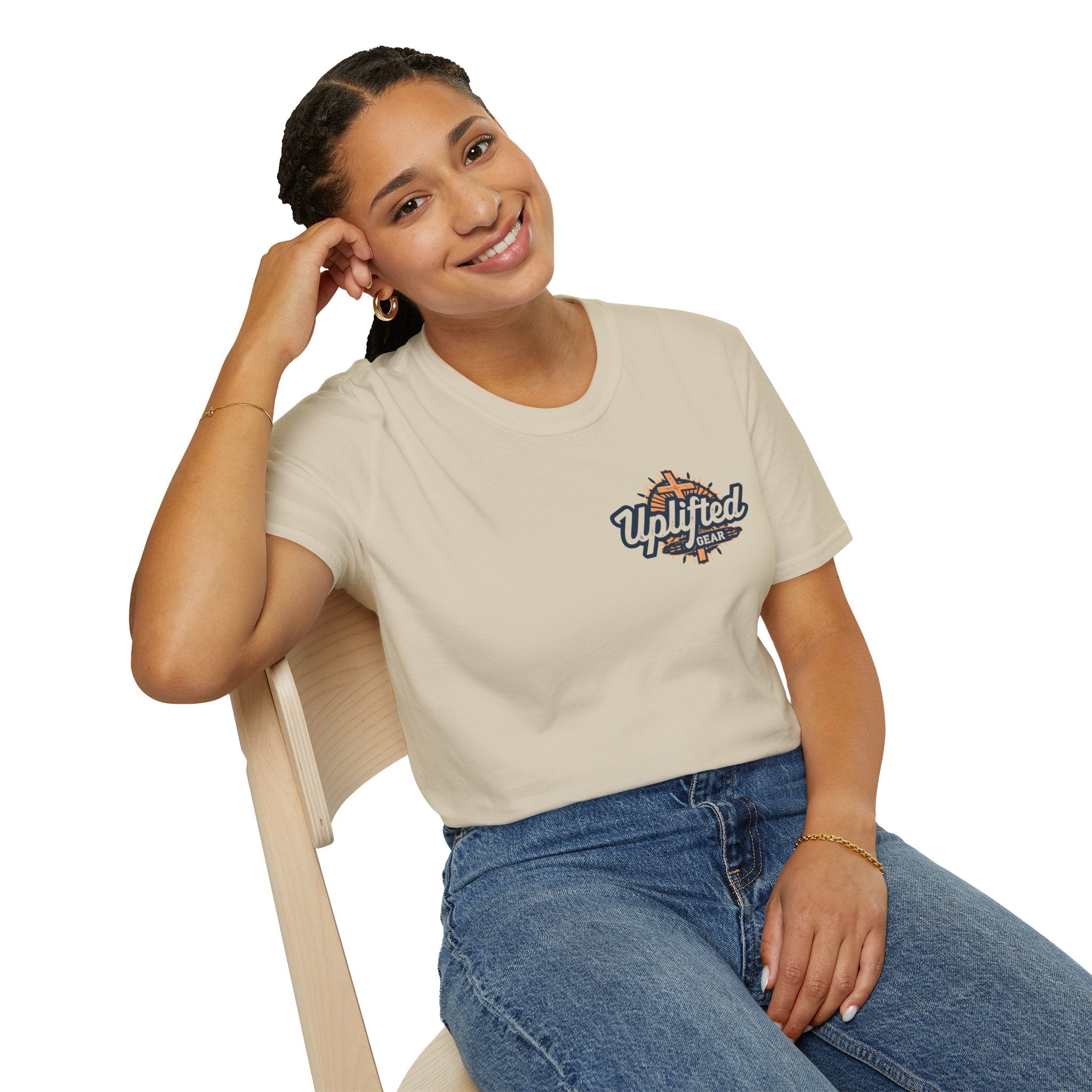 Religious Graphic Tee with Armor Of God Design - Unisex Softstyle T-Shirt Printify