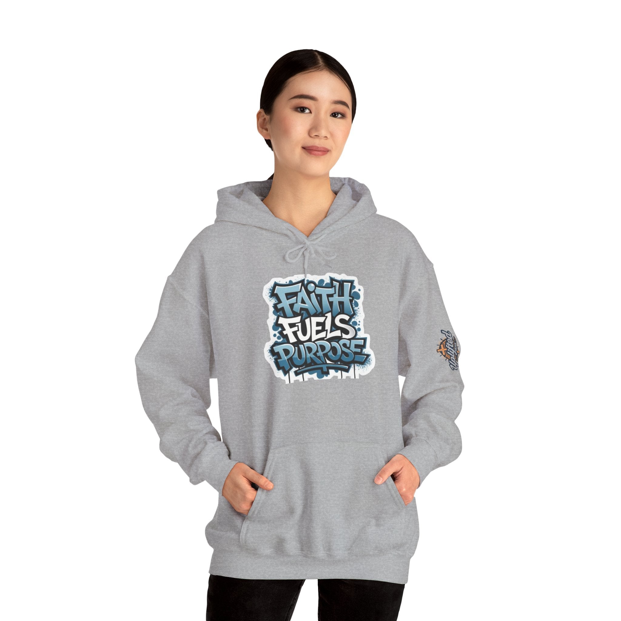 Faith Fuels Purpose Hoodie – Inspirational Christian Sweatshirt for Divine Drive & Unstoppable Belief Printify