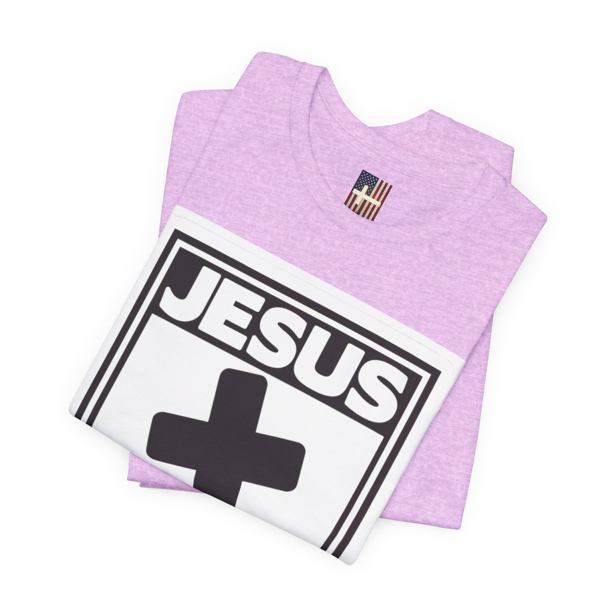 Jesus, Rated E for Everyone T-shirt - Gamer Faith T-shirt - Christian Video Game Parody Printify