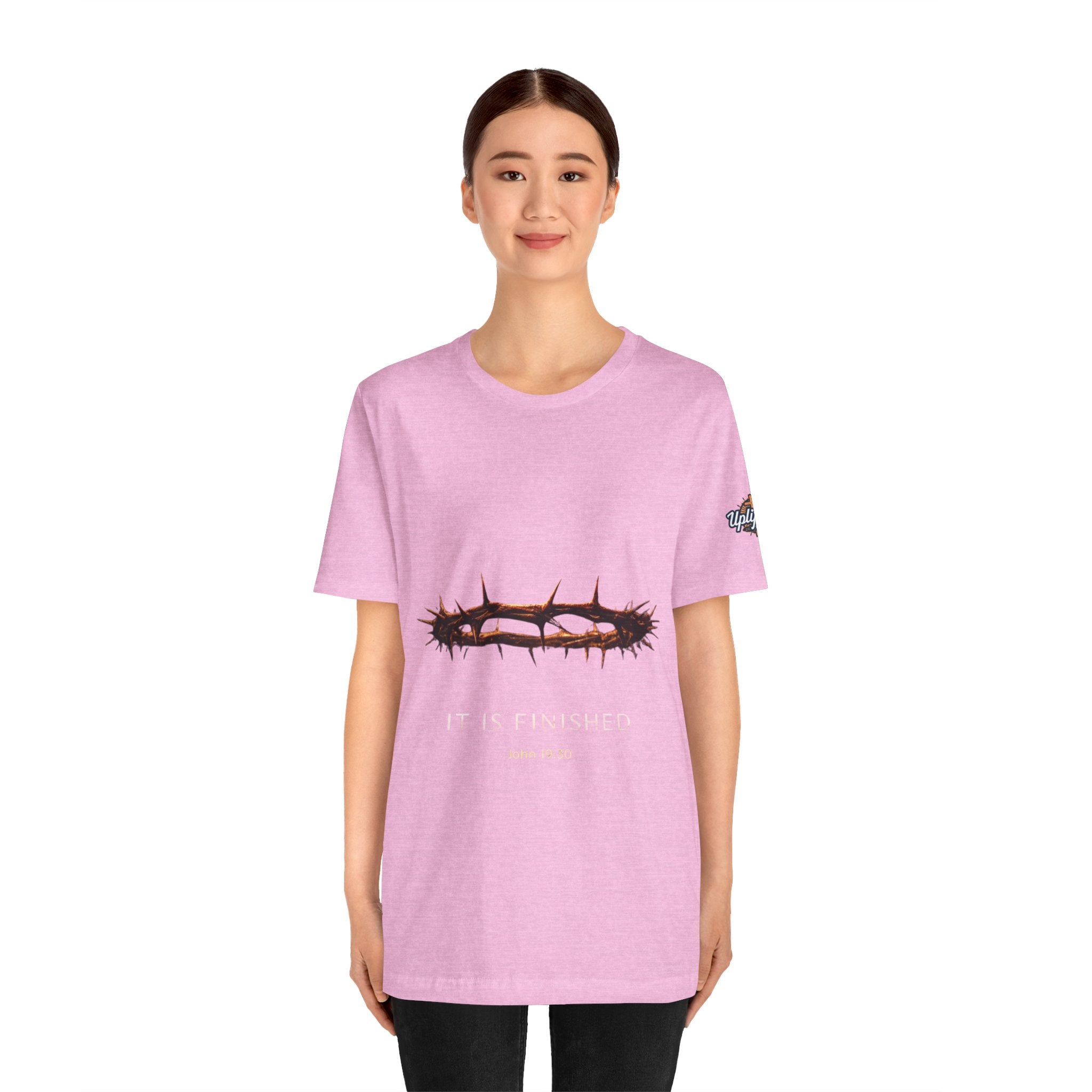 It Is Finished Crown of Thorns Tee — Christian John 19:30 Faith Shirt Printify