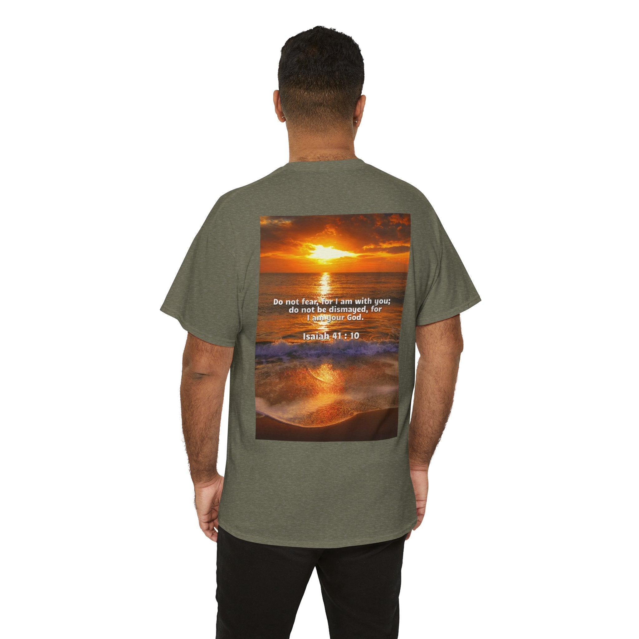 Bible Verse Unisex Tee -  Isaiah 41 : 10 Printify