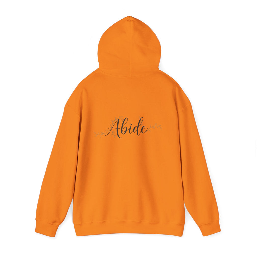 Abide Hoodie – Vine Wrapped John 15:5 Christian Hoodie for Cozy Devotion Printify