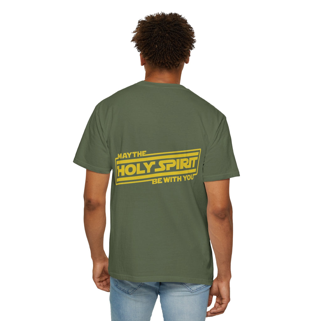 May the Holy Spirit Be With You T-shirt - Christian Star Wars Parody T-shirt Printify