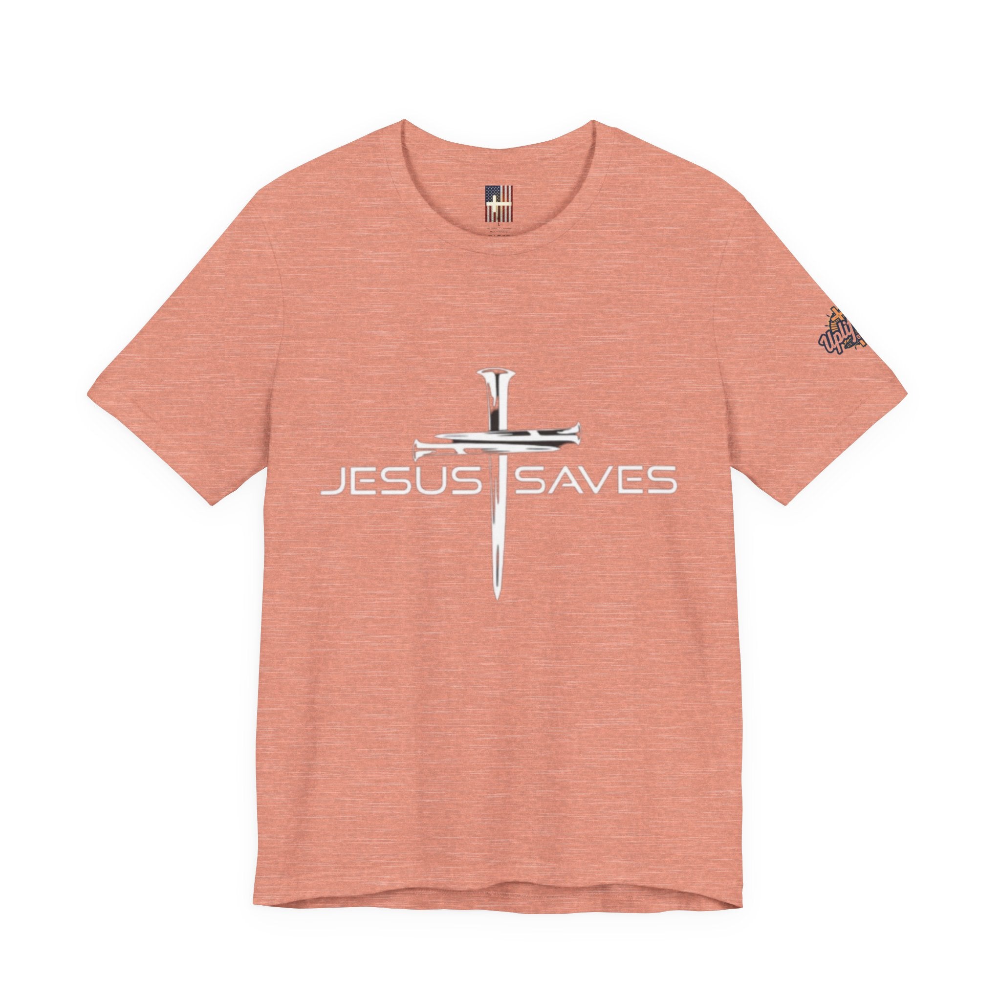 Copy of Jesus Saves T-shirt – 3 Nails Crucifix Cross Christian T-shirt for Redemption Faith & Bold Salvation Printify