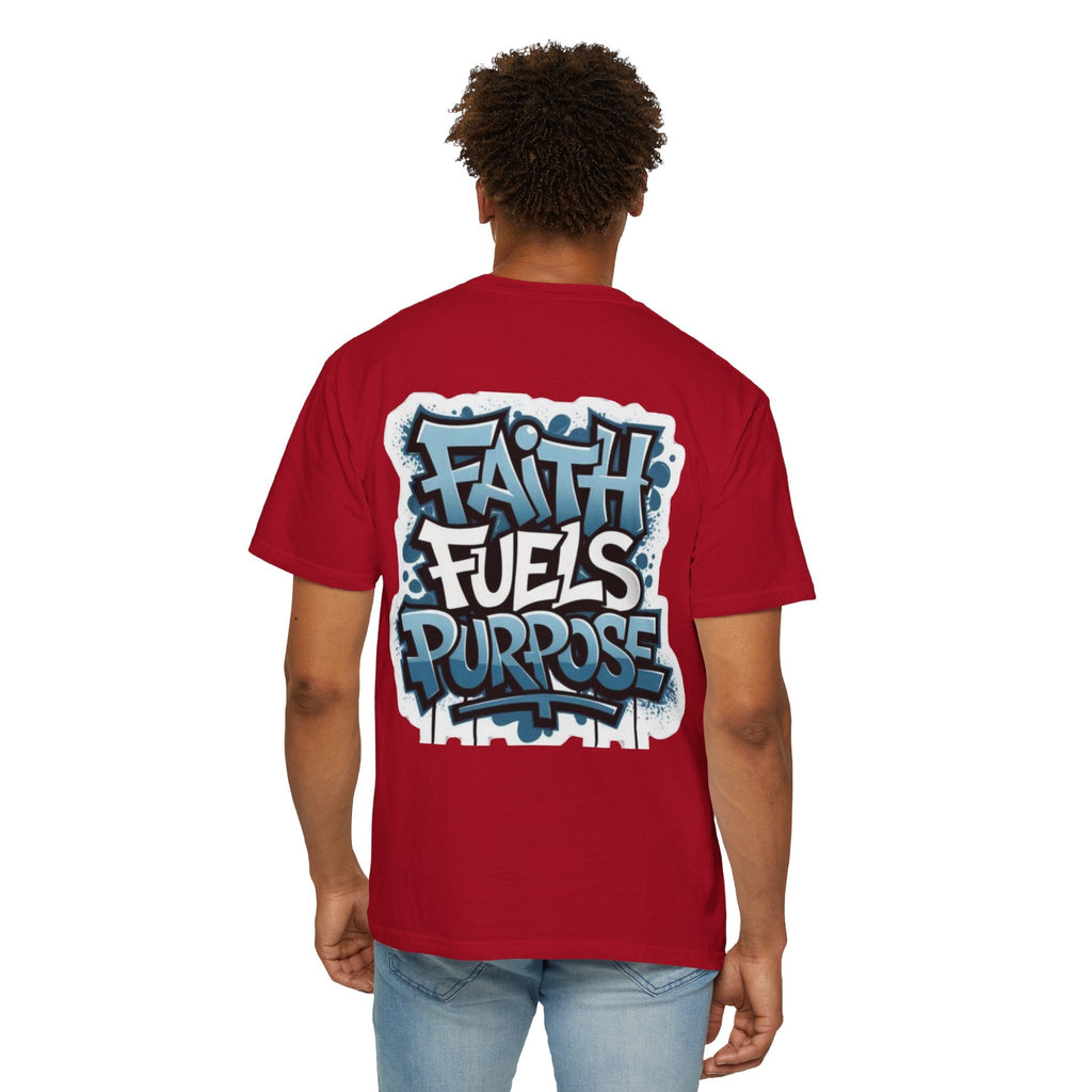 Faith Fuels Purpose T-shirt – Inspirational Christian T-shirt for Divine Drive & Unstoppable Belief Printify