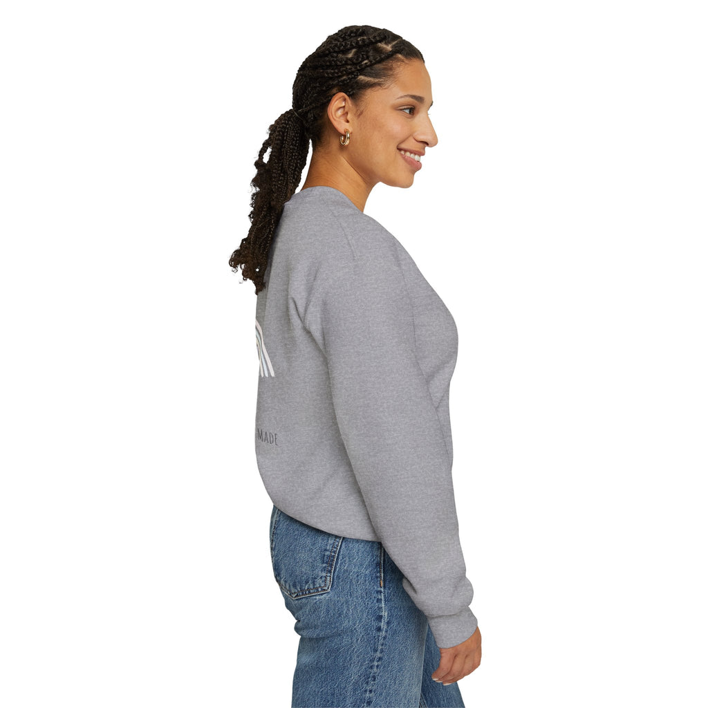 Unique Unicorn Sweatshirt – Rainbow Cross Psalm 139:14 Christian Sweatshirt for Wonderfully Made Printify