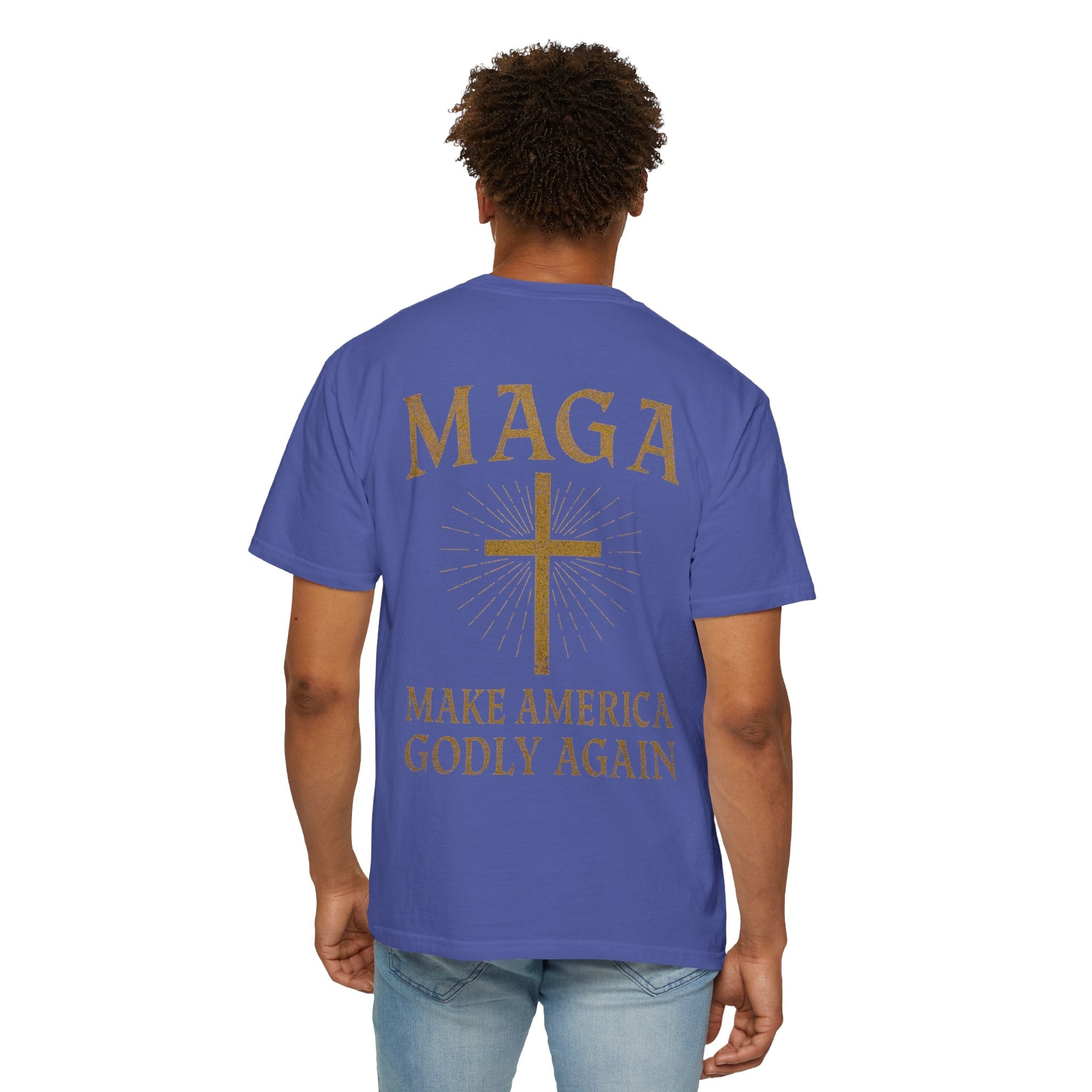 Make America Godly Again T-Shirt – MAGA Christian Patriotic Tee for Bold Faith & Freedom Printify