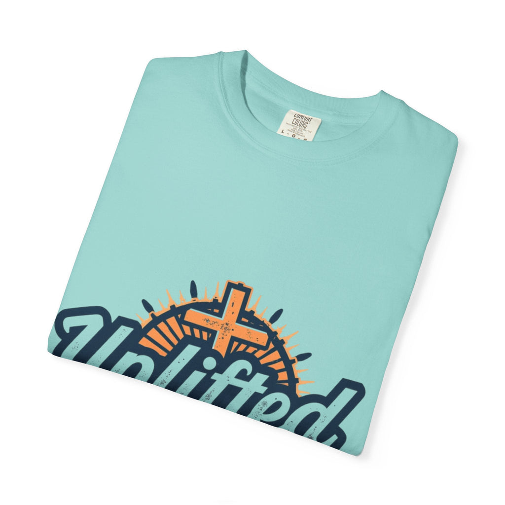 Uplifted Gear Christian T-Shirt – Bold Logo Faith Tee for Inspired Living Printify