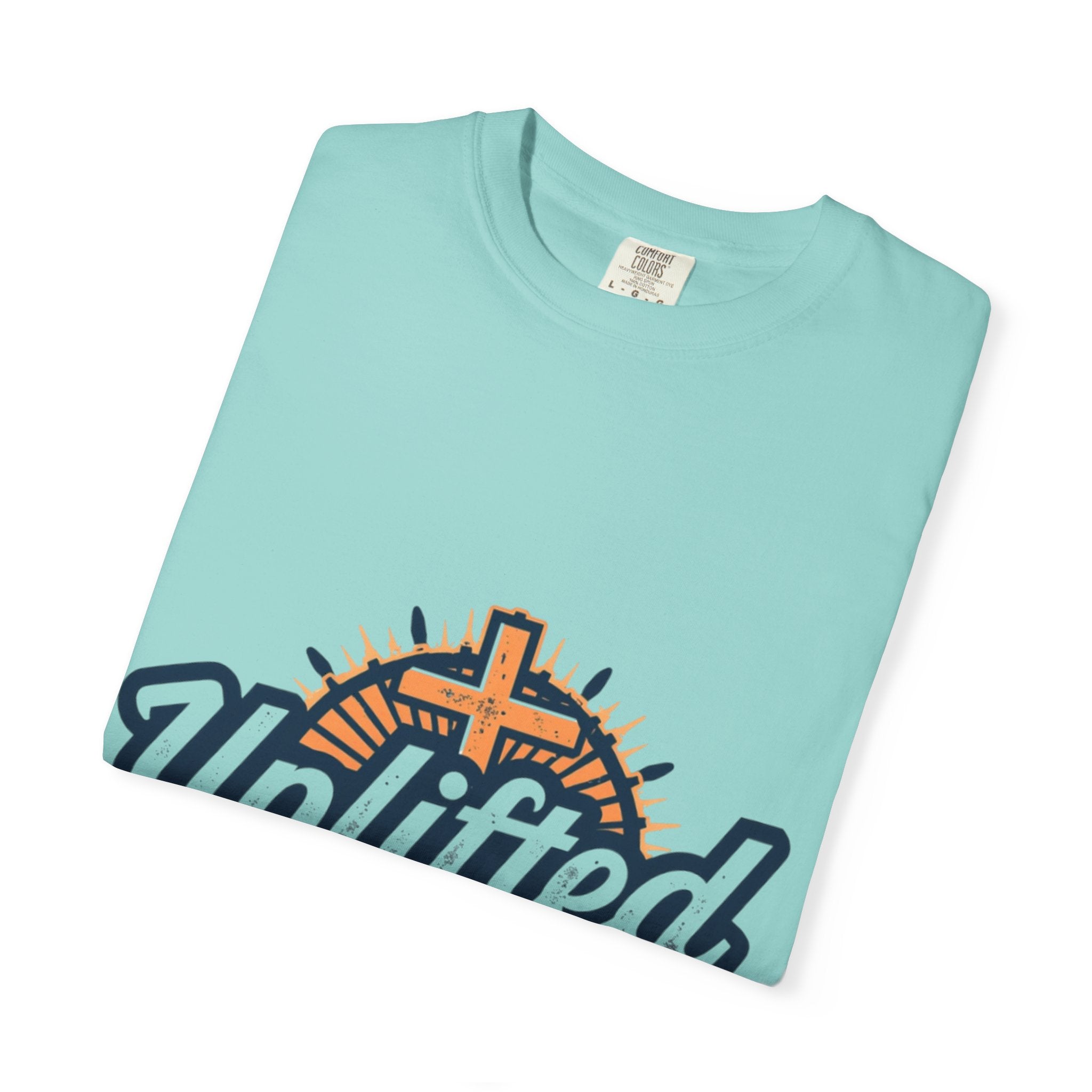 Uplifted Gear Christian T-Shirt – Bold Logo Faith Tee for Inspired Living Printify