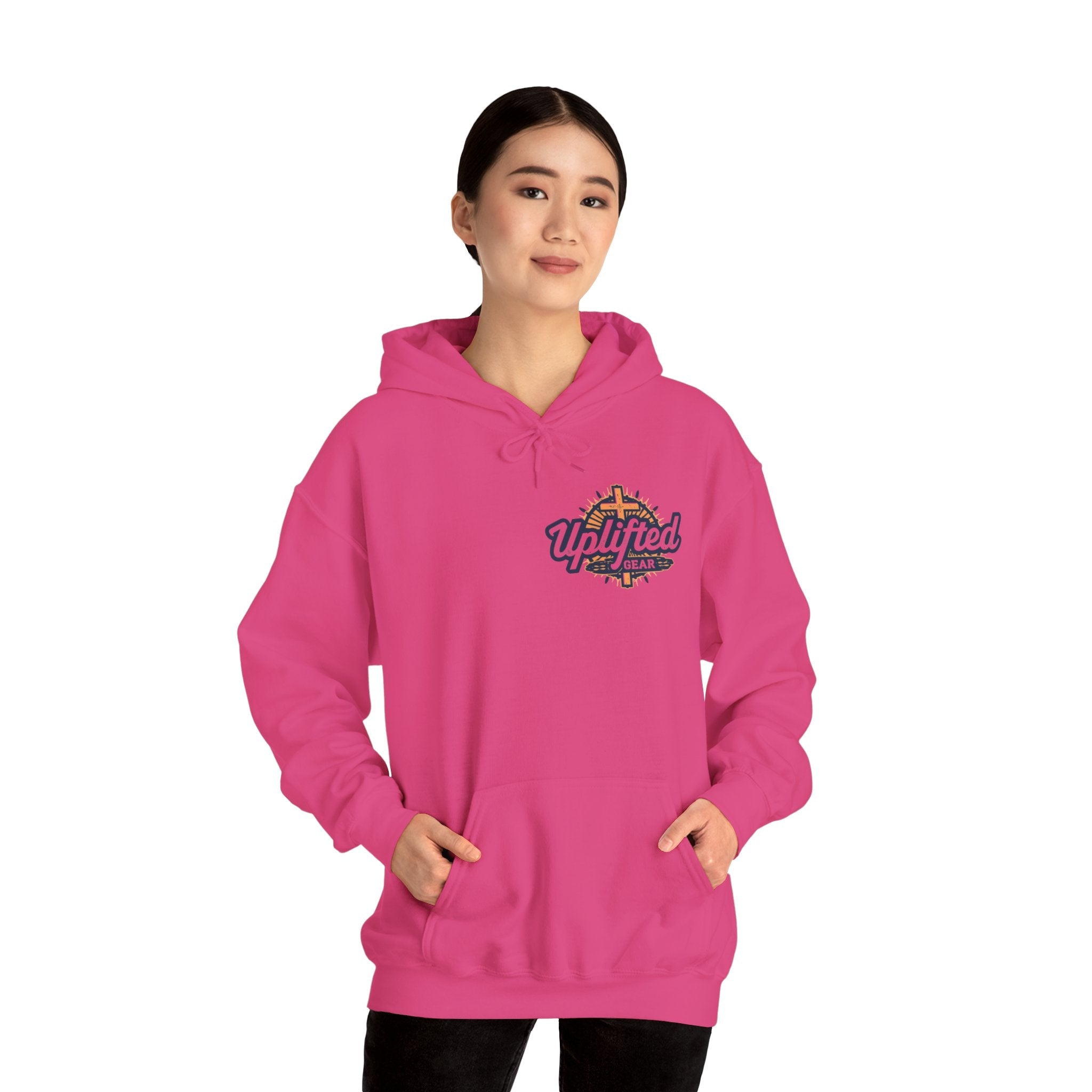 Religious Graphic Armor Of God Design - Unisex Heavy Blend™ Hooded Sweatshirt Printify