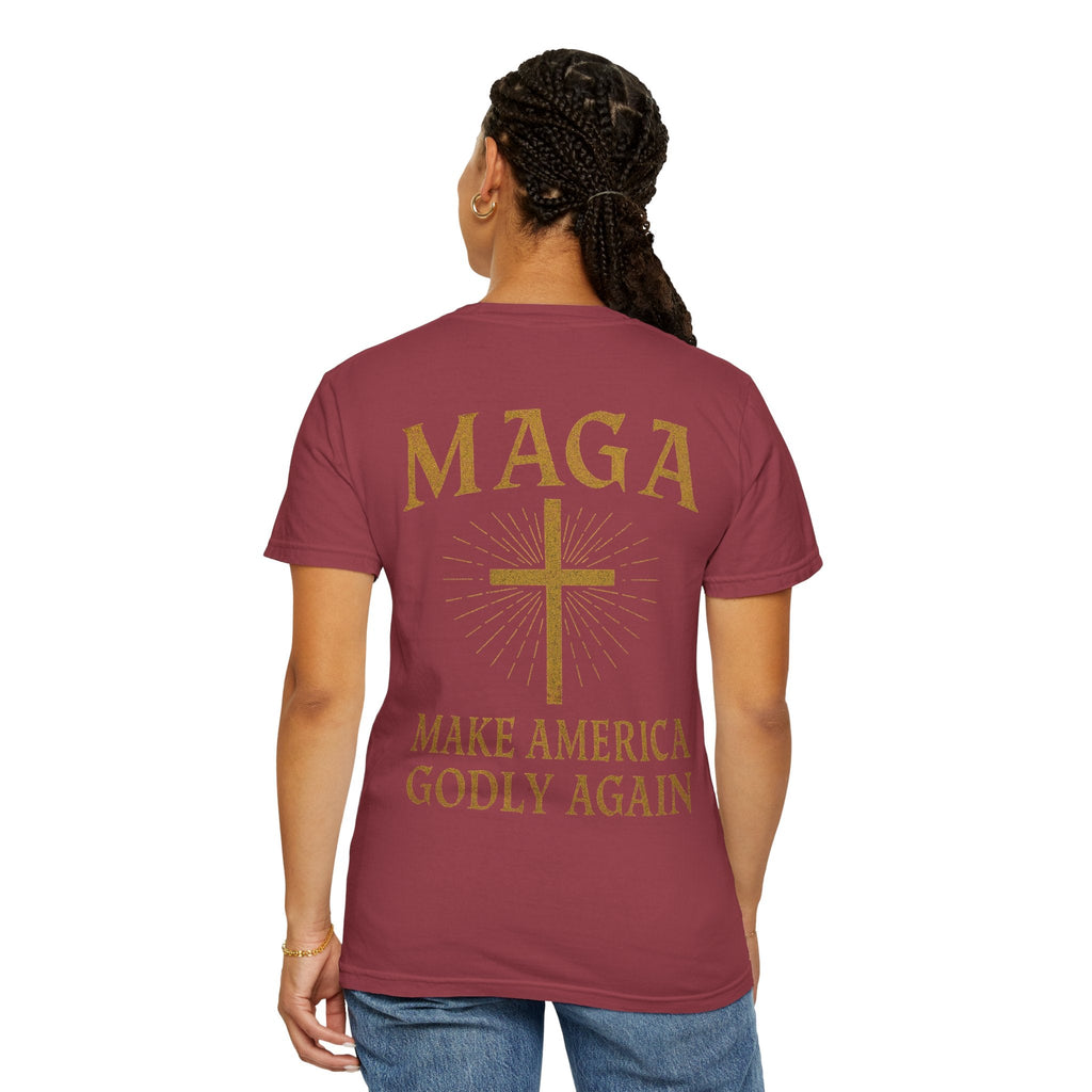 Make America Godly Again T-Shirt – MAGA Christian Patriotic Tee for Bold Faith & Freedom Printify