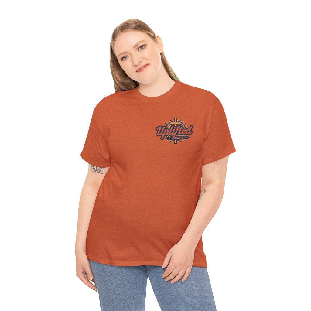 Trust in The Lord Proverbs 3:5-6 Biblical Design Unisex Heavy Cotton Tee Printify