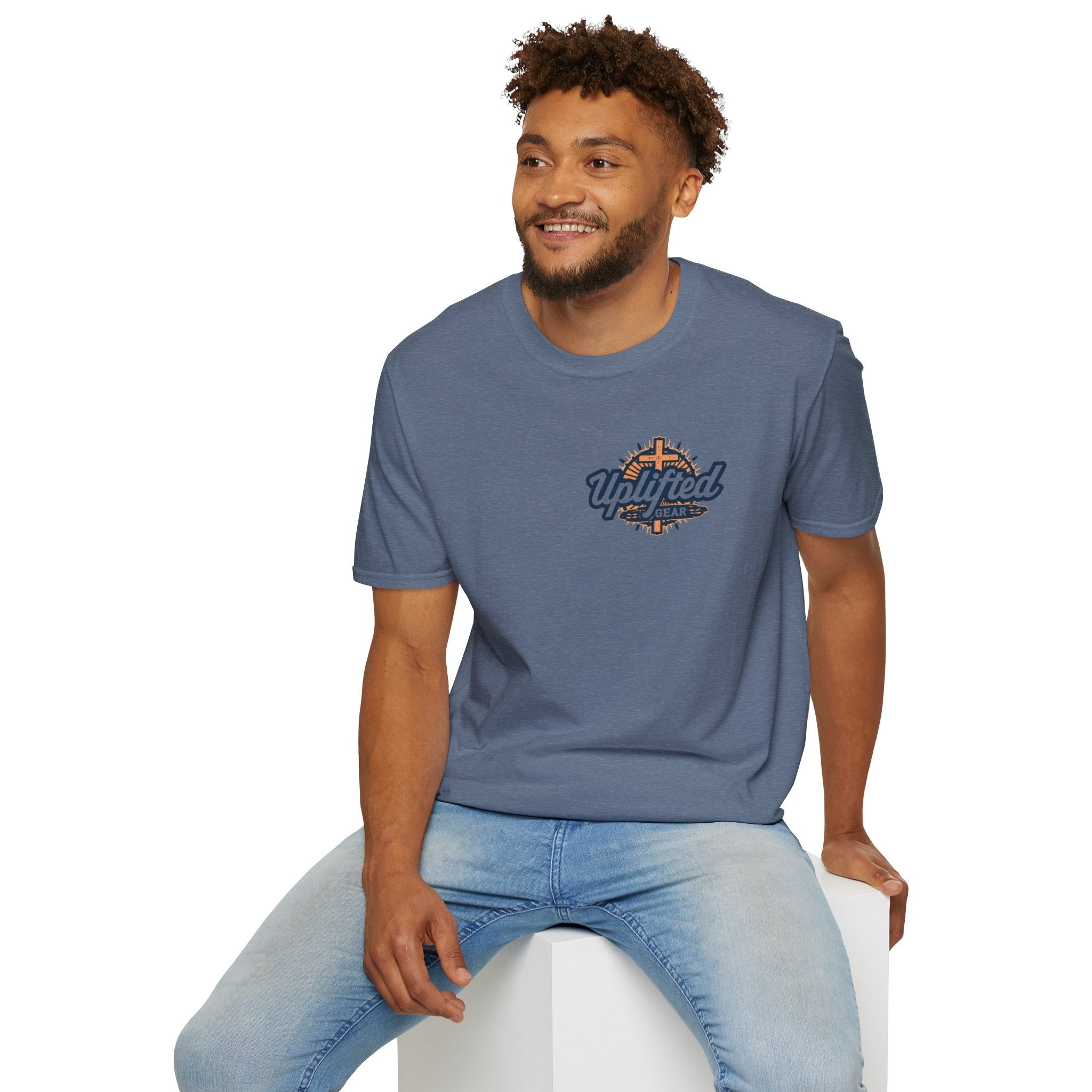 Religious Graphic Armor Of God Design - Unisex Softstyle T-Shirt Printify