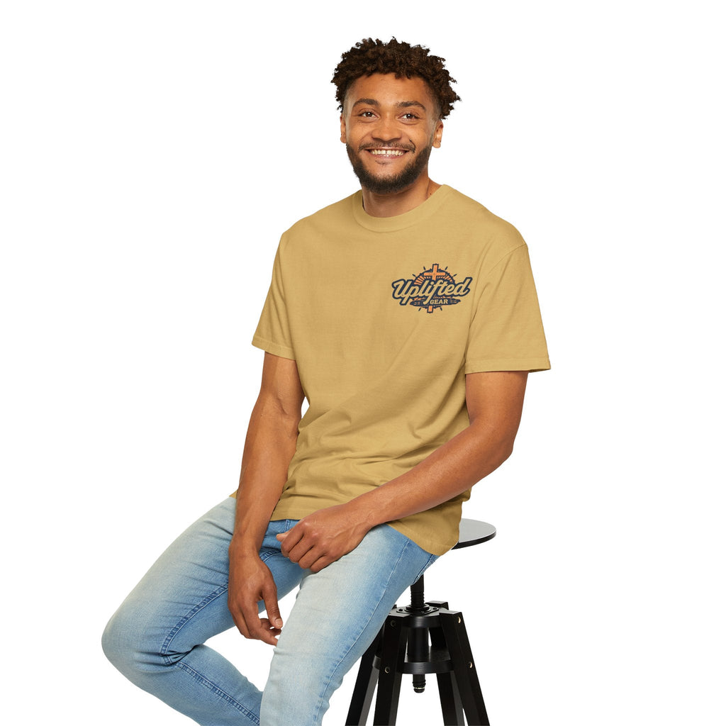AMEN Acronym T-Shirt – Always Agree with God Move with God End with God Never Doubt God Christian Tee for Unwavering Faith Printify