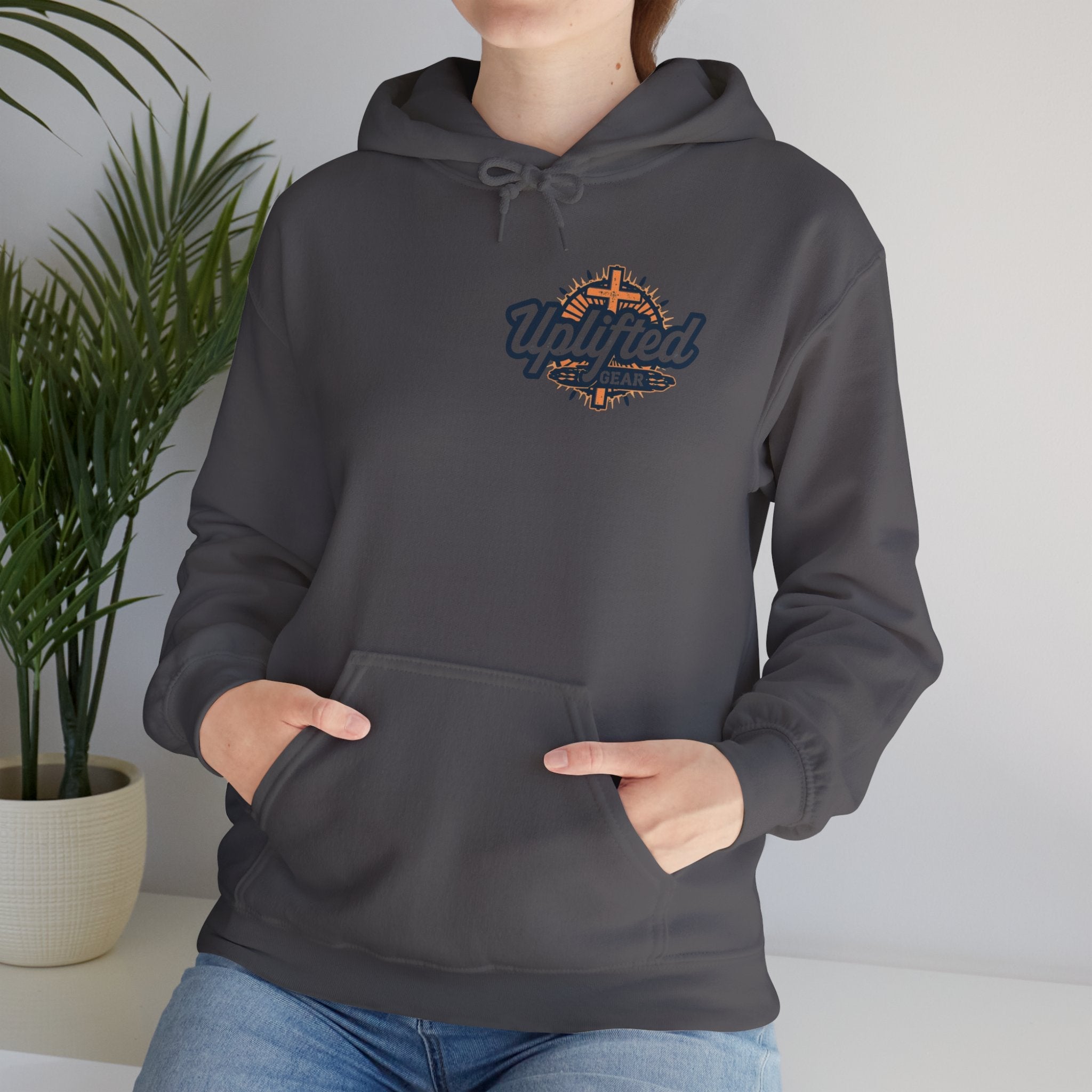 Trust in The Lord Proverbs 3:5-6 Biblical Design Unisex Heavy Blend™ Hooded Sweatshirt Printify