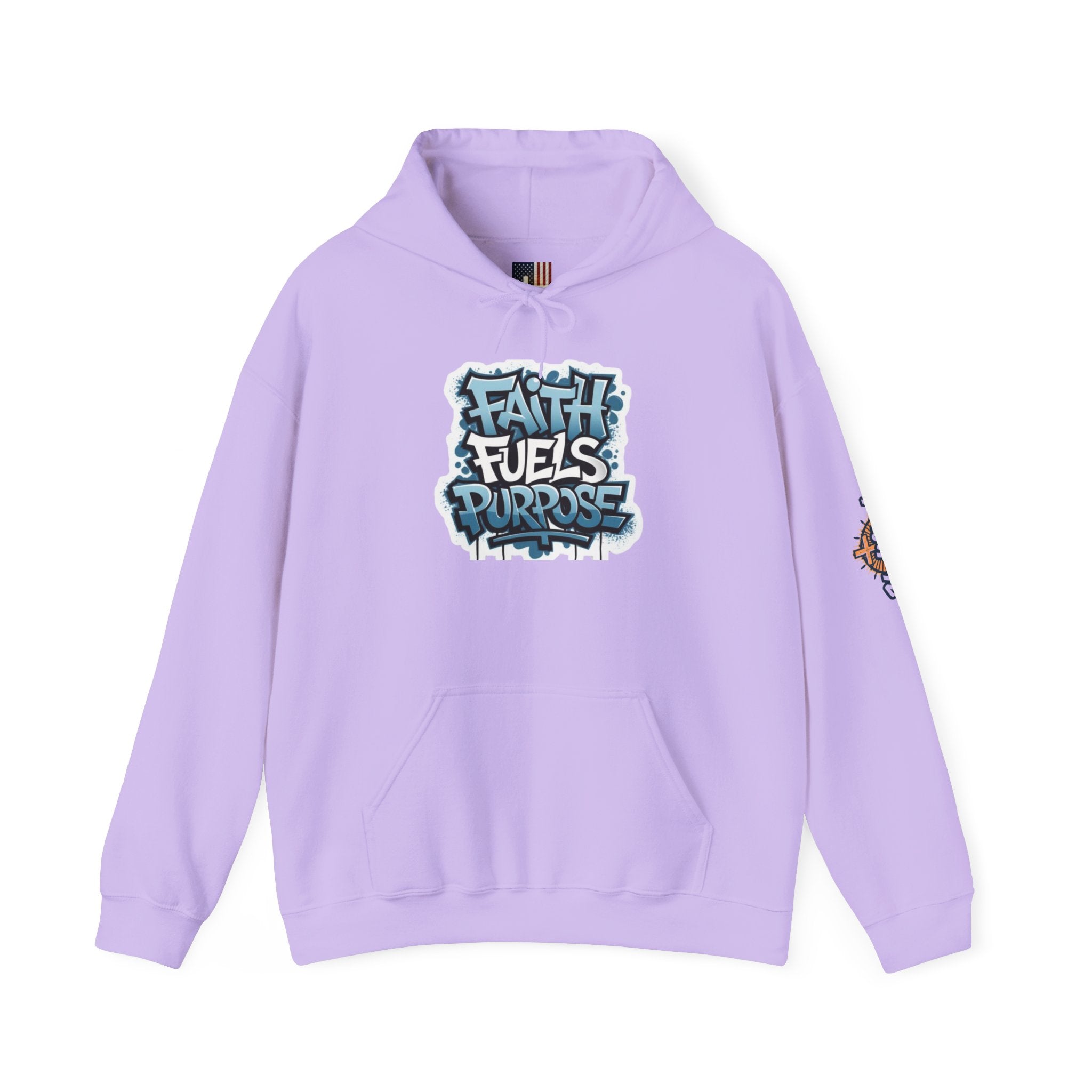 Faith Fuels Purpose Hoodie – Inspirational Christian Sweatshirt for Divine Drive & Unstoppable Belief Printify