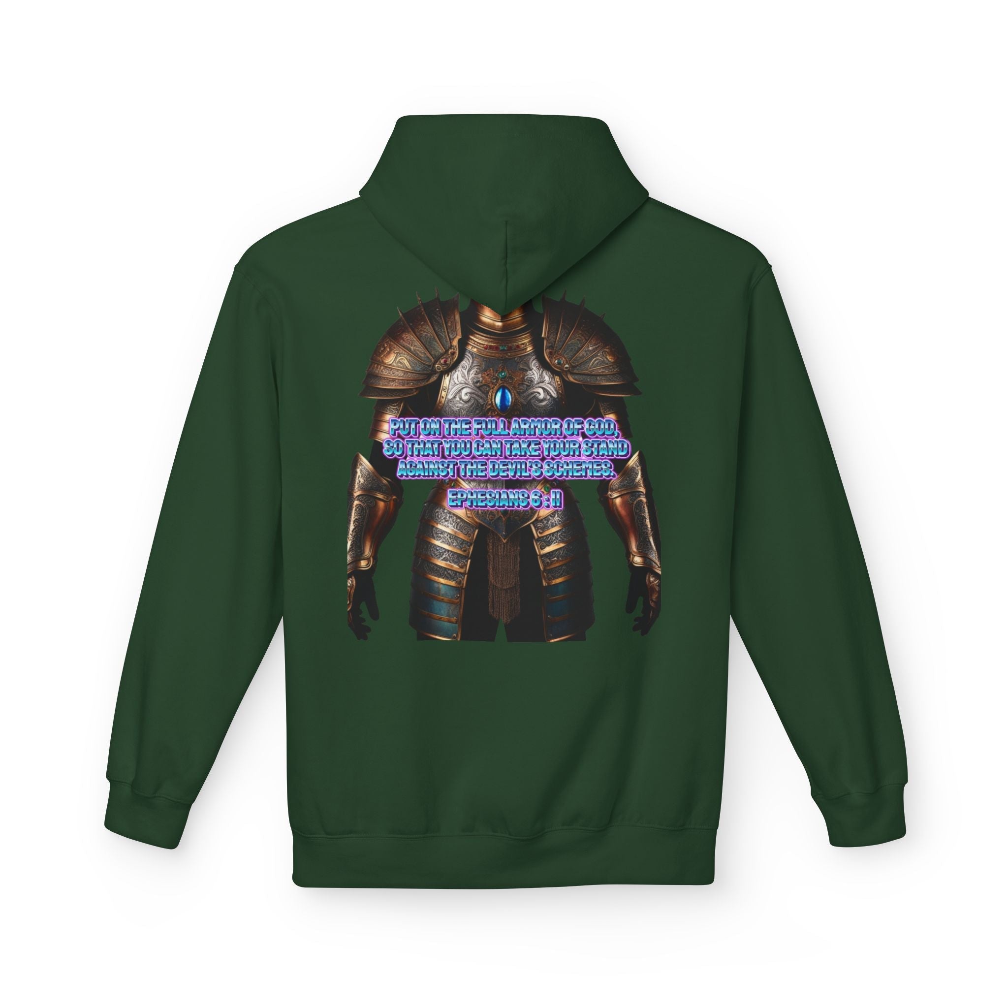 Hoodie - Ephesians 6:11 Bible Verse Religious Design Printify