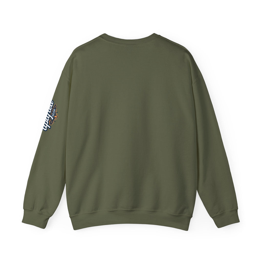 Sweatshirt — "MAGA Make America Godfearing Again" Gold Logo Crewneck Printify
