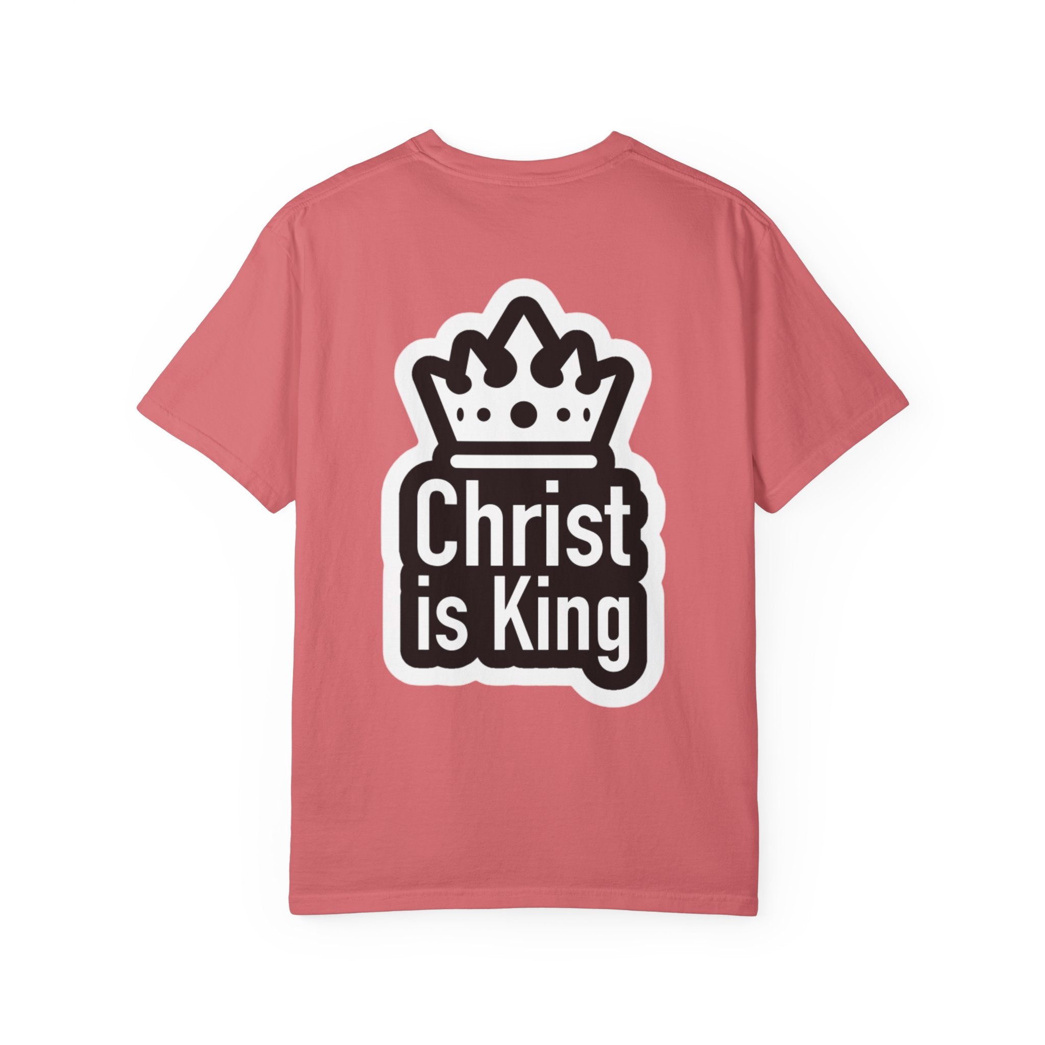 Christ is King T-Shirt – Bold Crown & Cross Christian Tee for Unashamed Faith Printify
