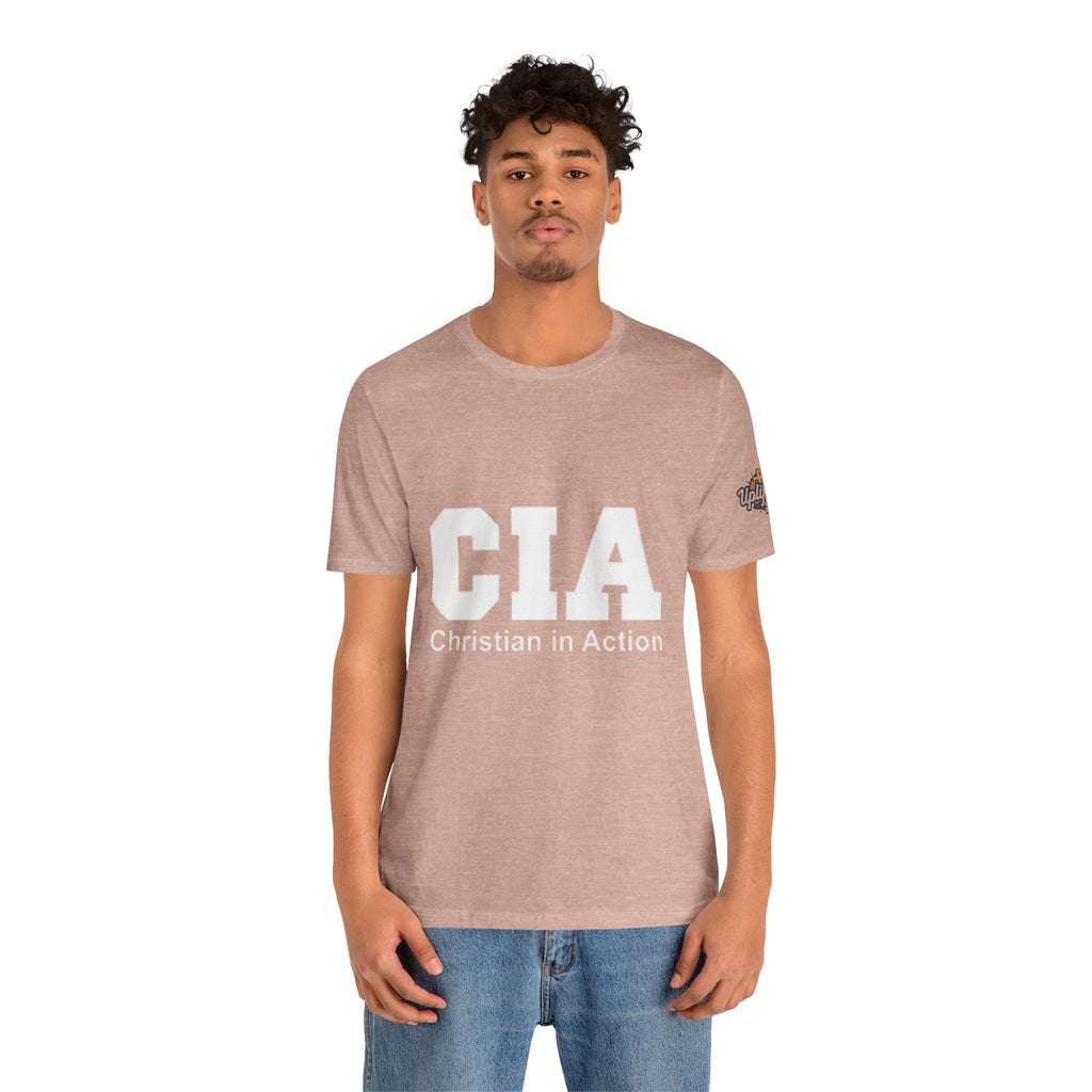 CIA Christian in Action T-shirt - Funny Faith Parody T-shirt - Mission Ready Apparel Printify