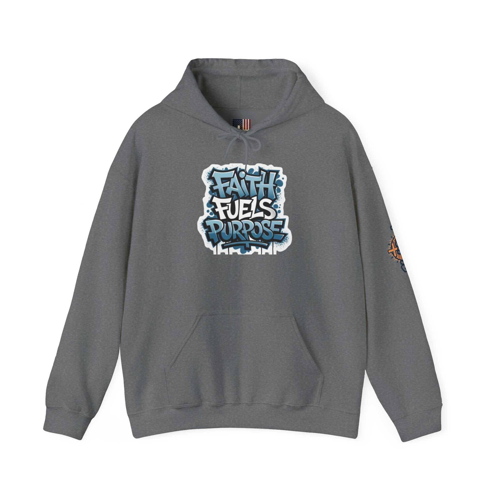 Faith Fuels Purpose Hoodie – Inspirational Christian Sweatshirt for Divine Drive & Unstoppable Belief Printify