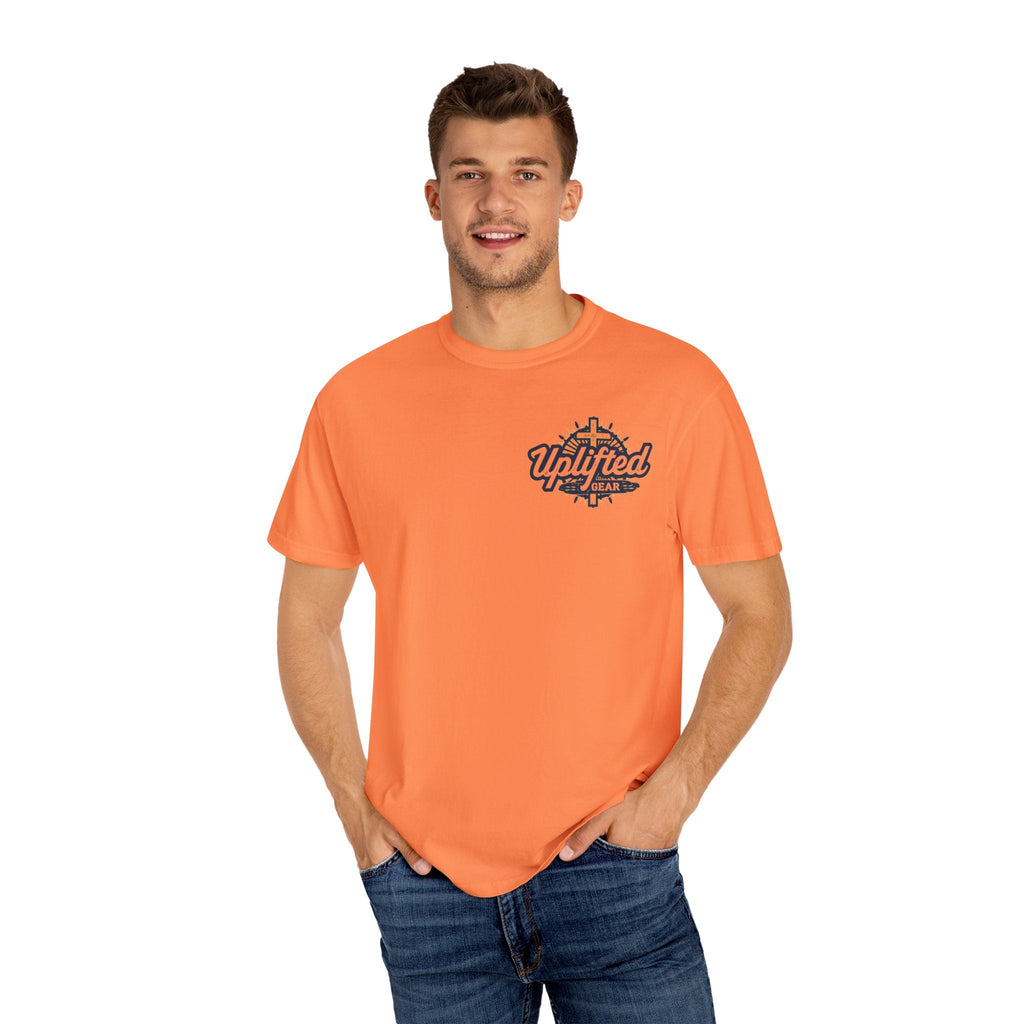 Trust in The Lord Proverbs 3:5-6 Biblical Design Unisex Garment-Dyed T-shirt Printify