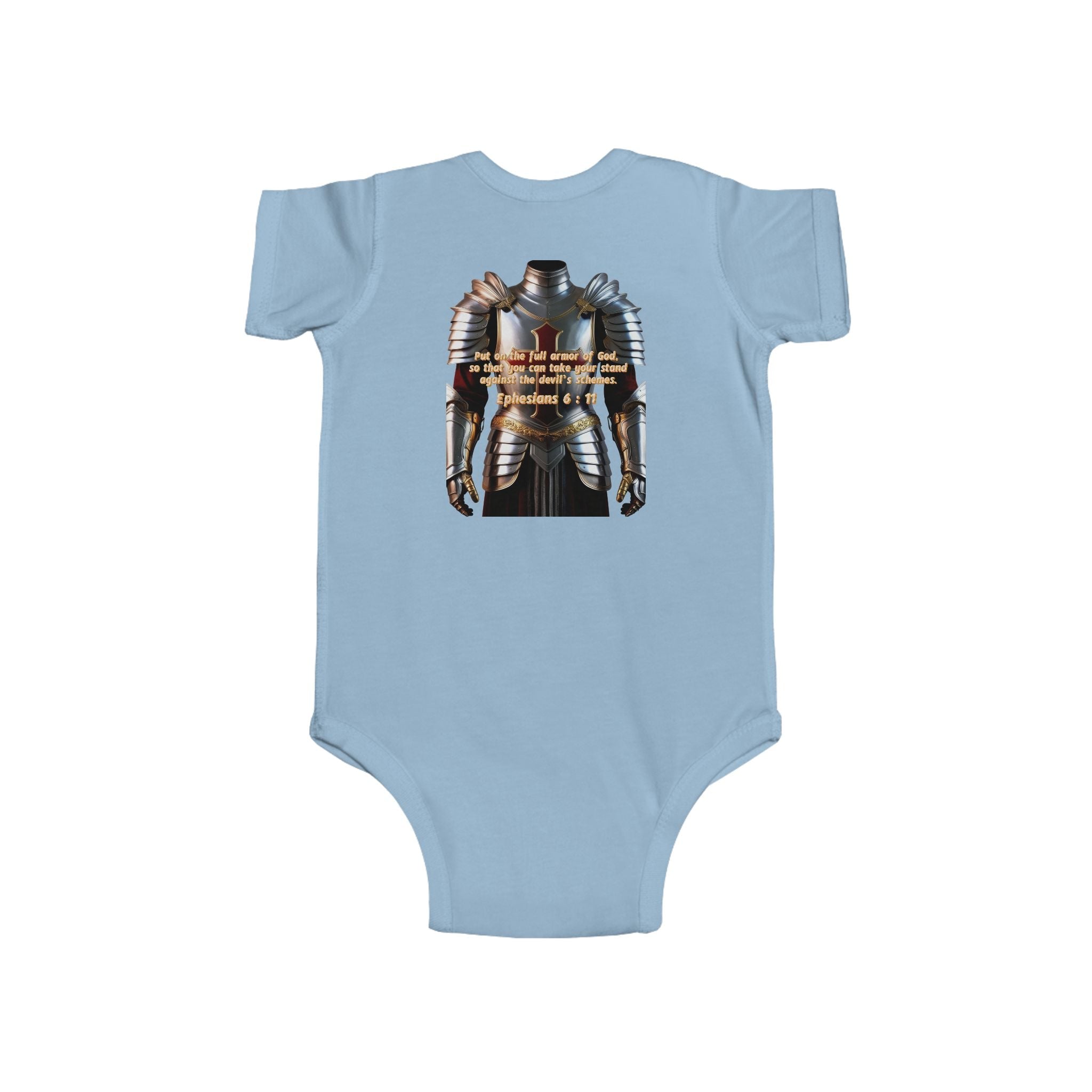 Religious Graphic Armor Of God Design - Infant Fine Jersey Bodysuit Printify
