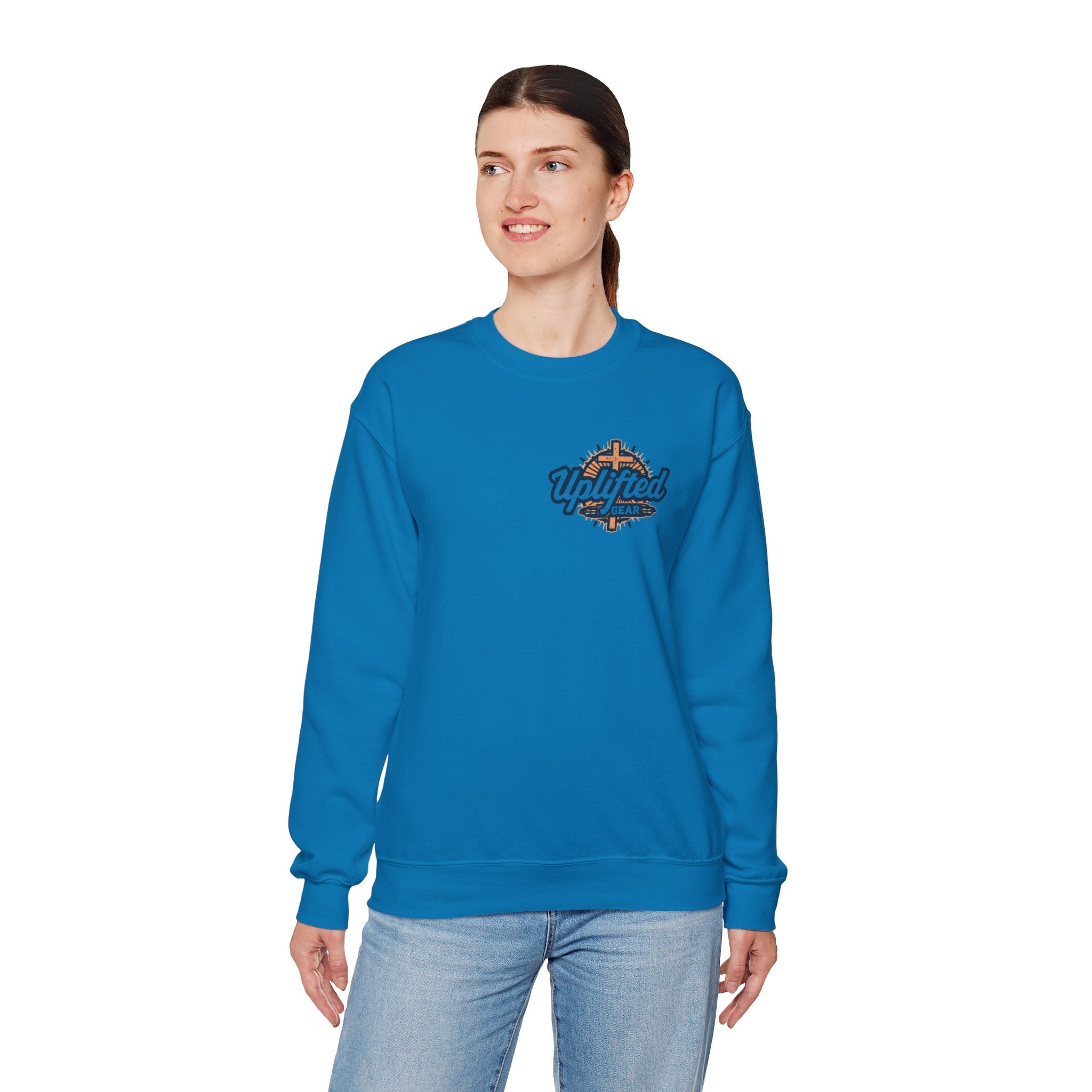 Religious Graphic Armor Of God Design - Unisex Heavy Blend™ Crewneck Sweatshirt Printify