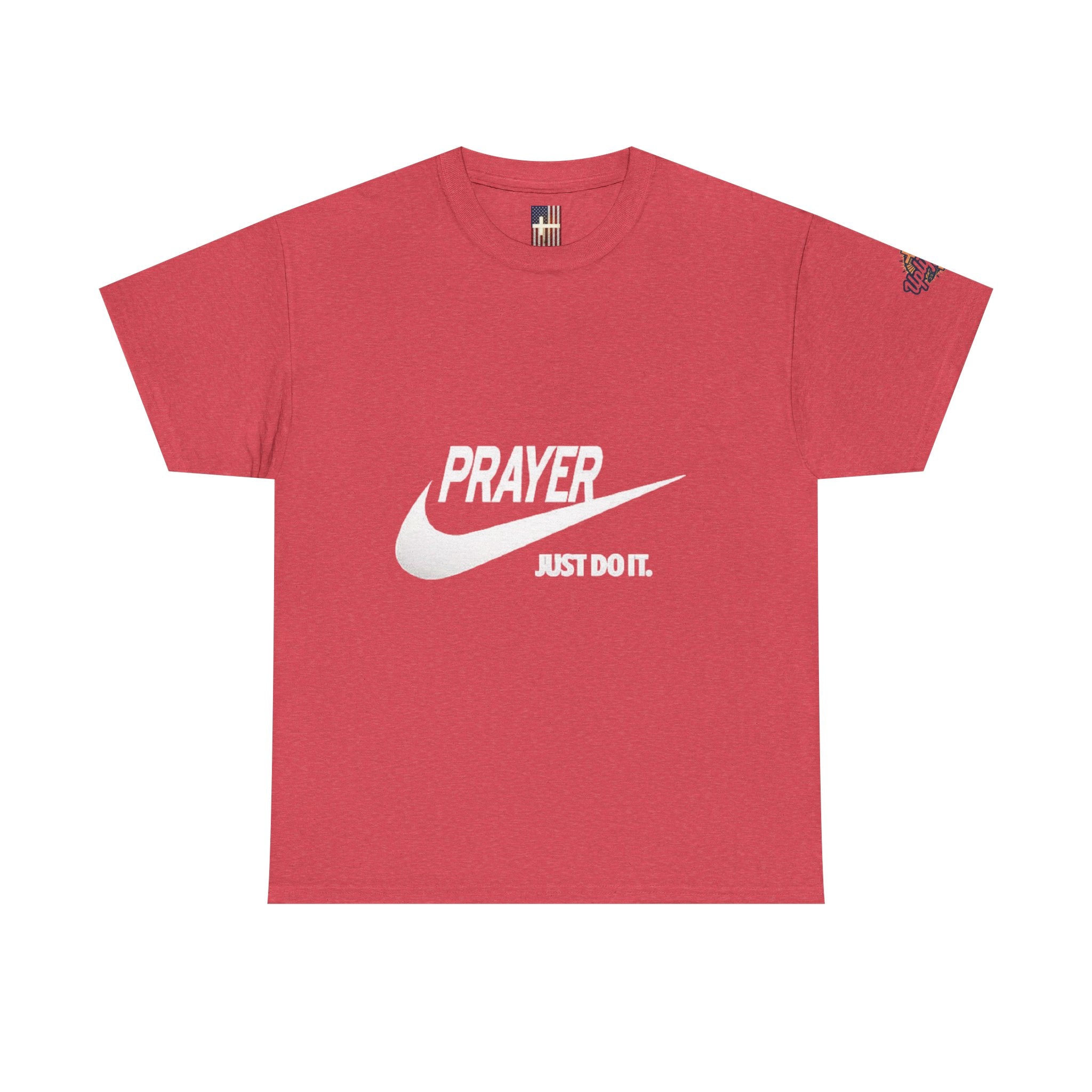 Prayer Just Do It T-shirt - Funny Christian Nike Parody T-shirt - Faith Gear Printify