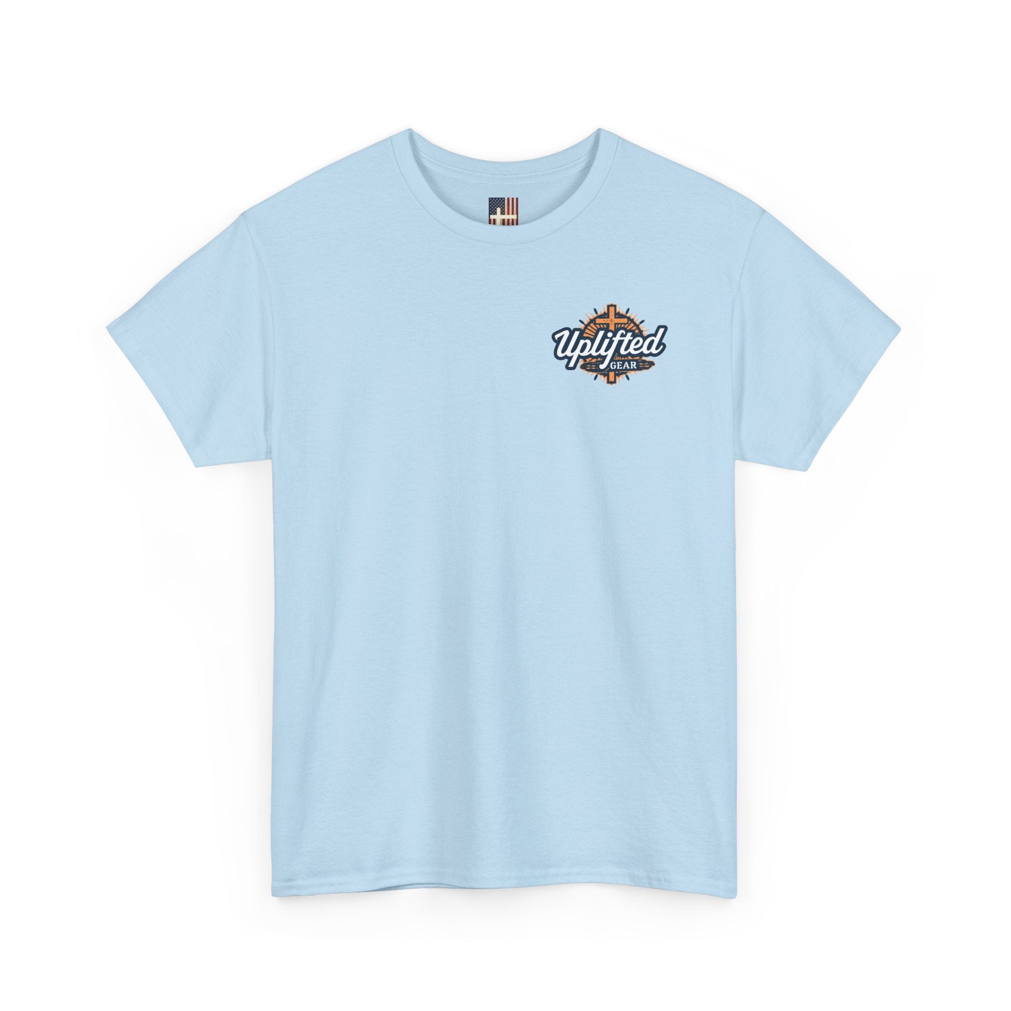 Gospel Graphic Tee — "Gospel" Colorful Logo Christian T-Shirt Printify