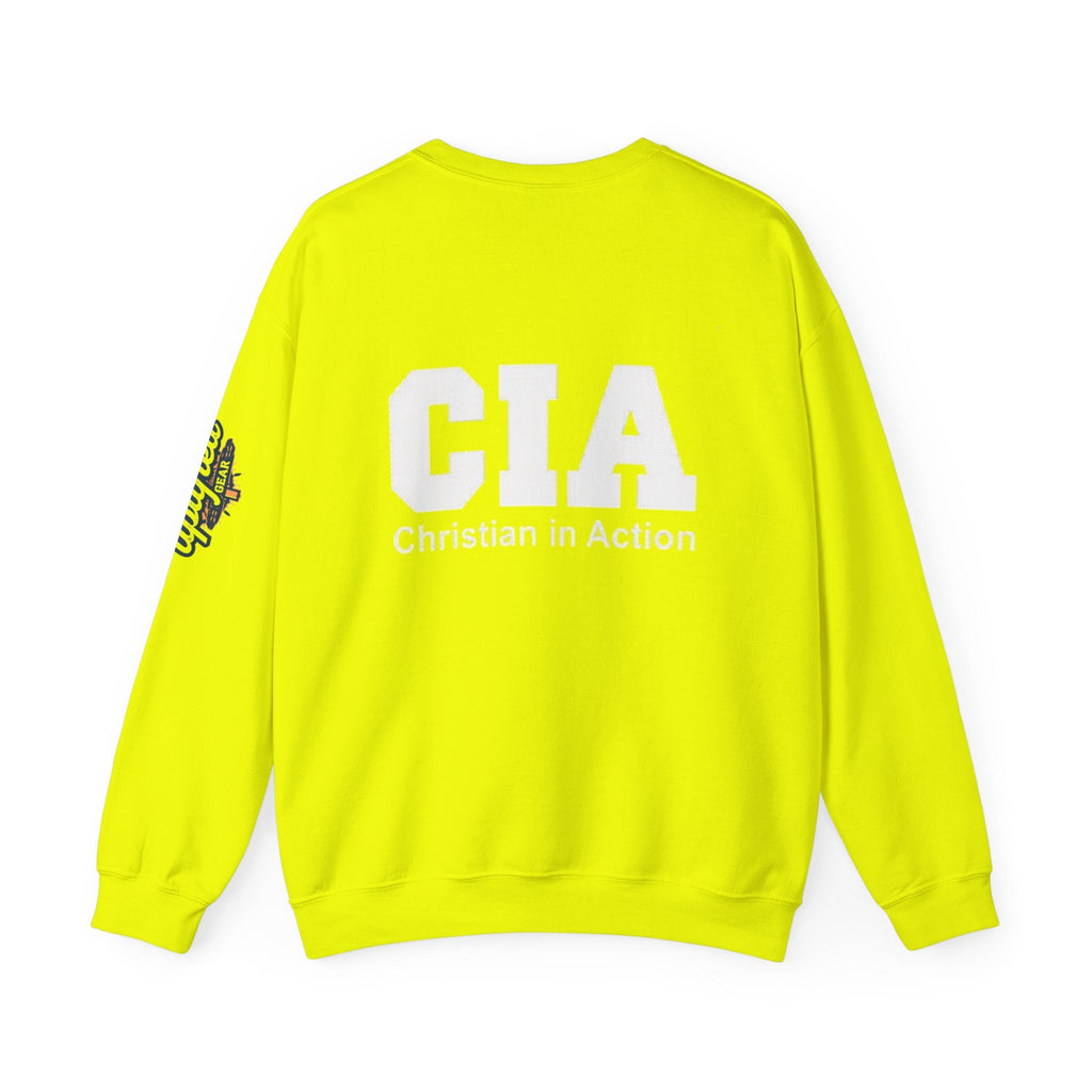 CIA Christian in Action Sweatshirt - Funny Faith Parody Sweatshirt - Mission Ready Apparel Printify