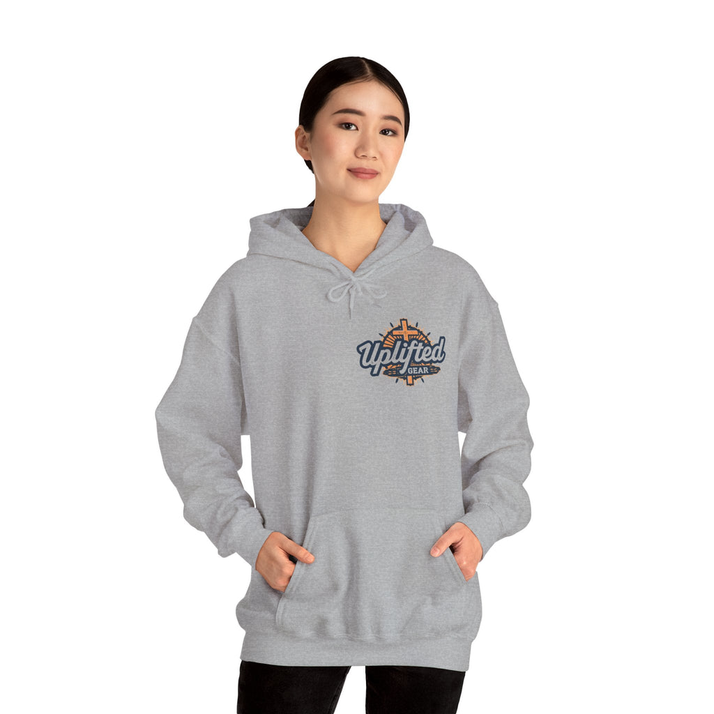 AMEN Acronym Hoodie – Agree with God Move with God End with God Never Doubt God Christian Sweatshirt for Unwavering Faith Printify