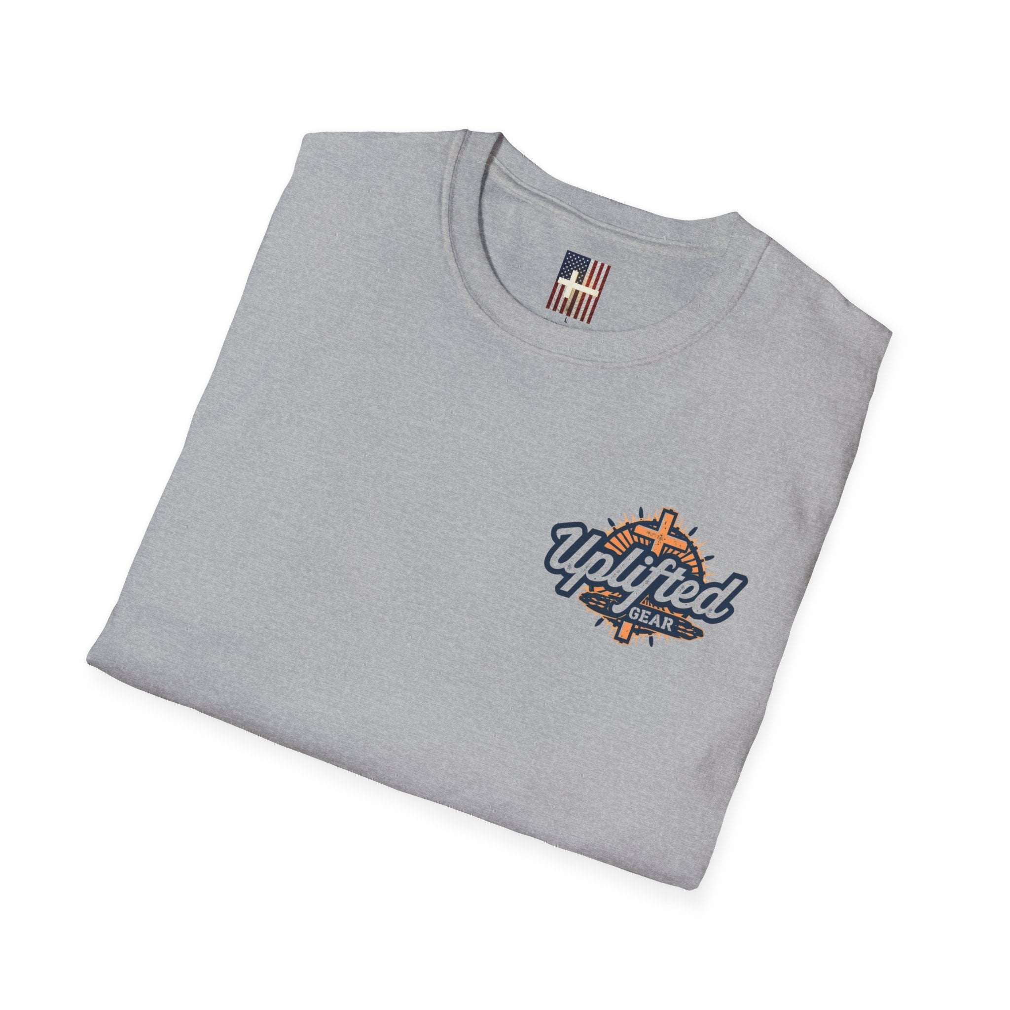 Jesus Is King T-shirt | Modern Typographic Cross Christian T-shirt Printify