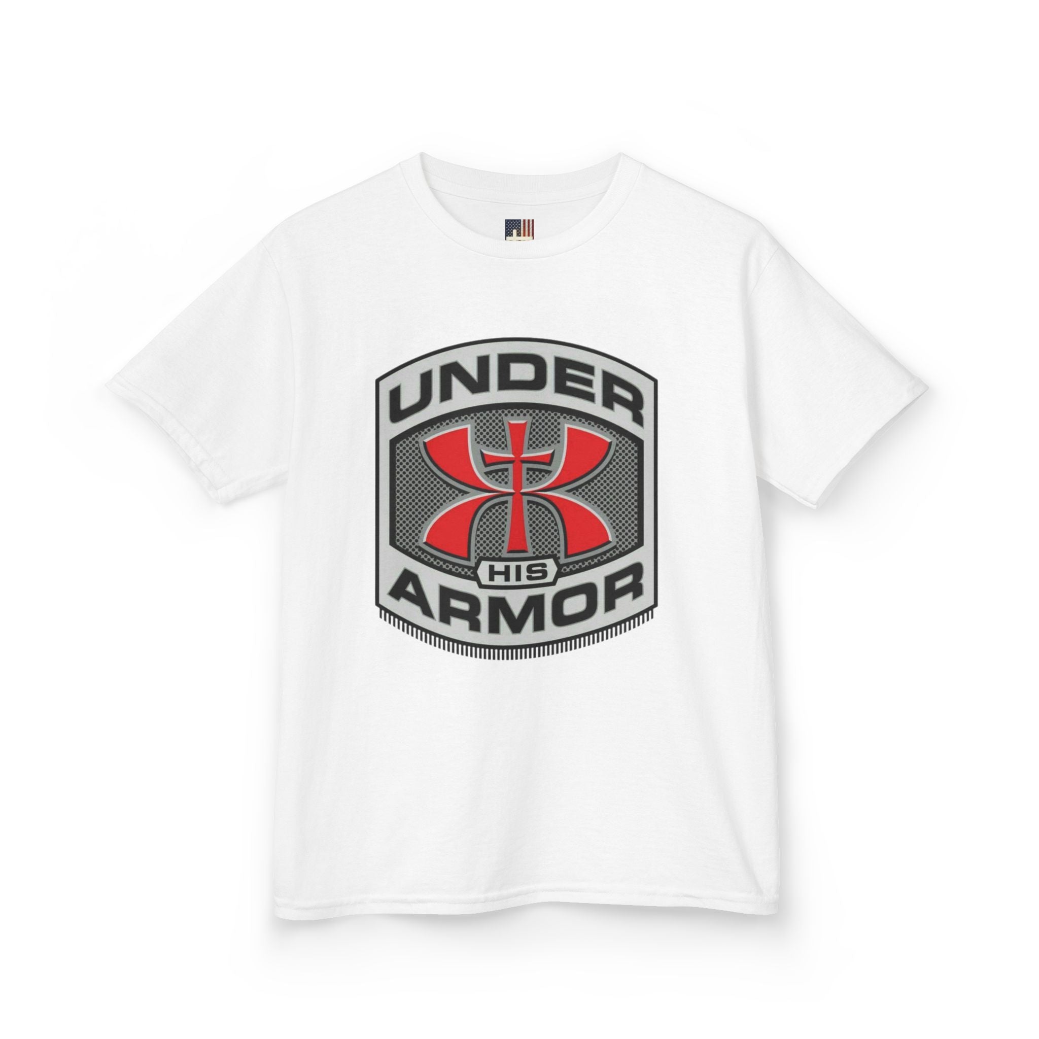 Under HIS Armor Christian T-Shirt — Faith-Inspired Under Armour Style Printify