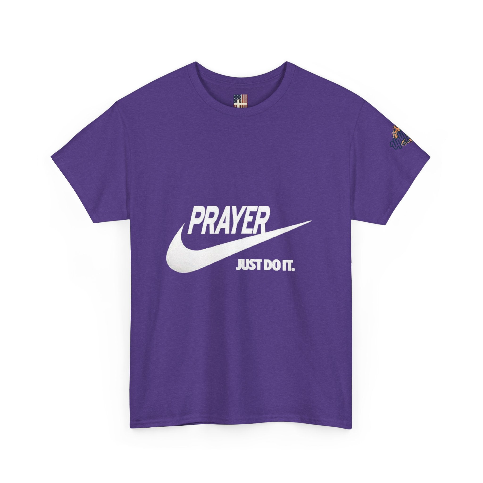 Prayer Just Do It T-shirt - Funny Christian Nike Parody T-shirt - Faith Gear Printify