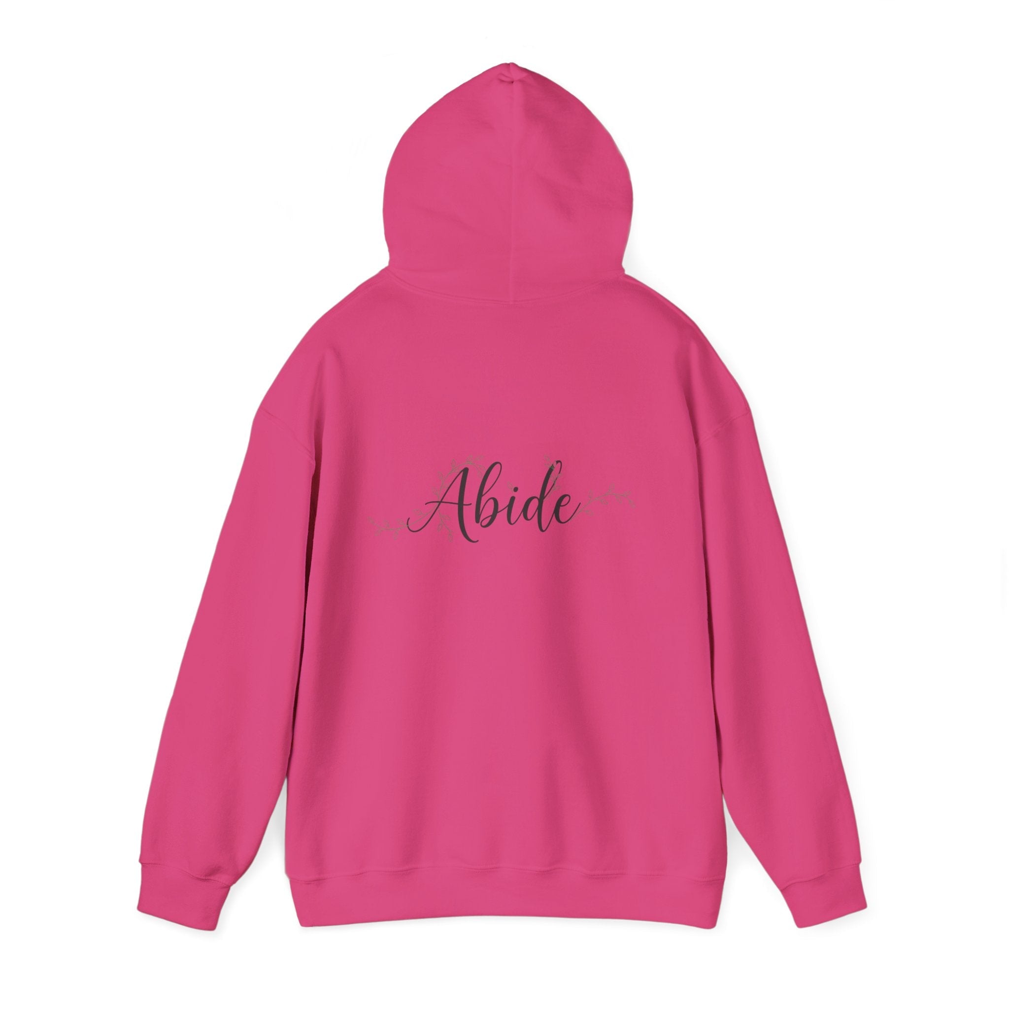 Abide Hoodie – Vine Wrapped John 15:5 Christian Hoodie for Cozy Devotion Printify