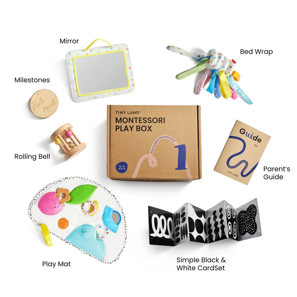 Tiny Land® Montessori Toys for Newborns (0–3 Months) Tiny Land INC