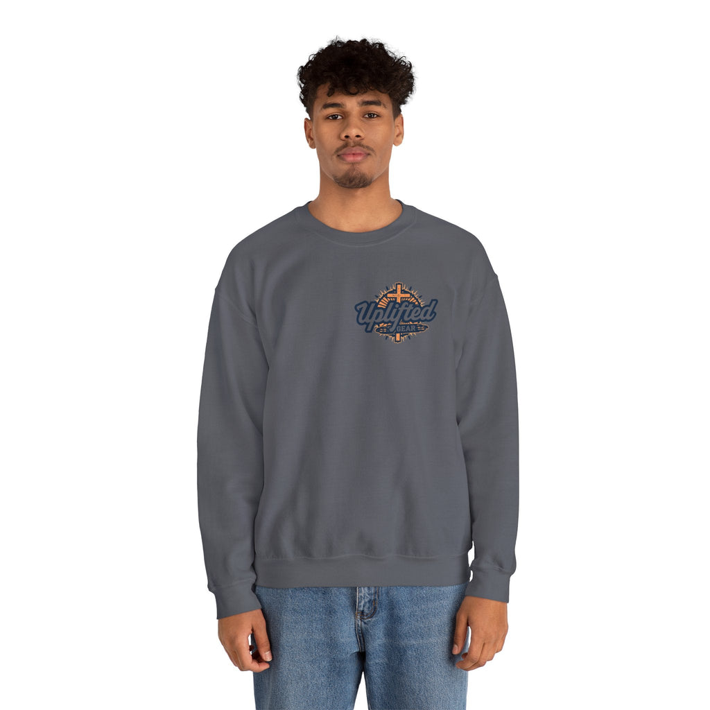 Religious Graphic Armor Of God Design - Unisex Heavy Blend™ Crewneck Sweatshirt Printify