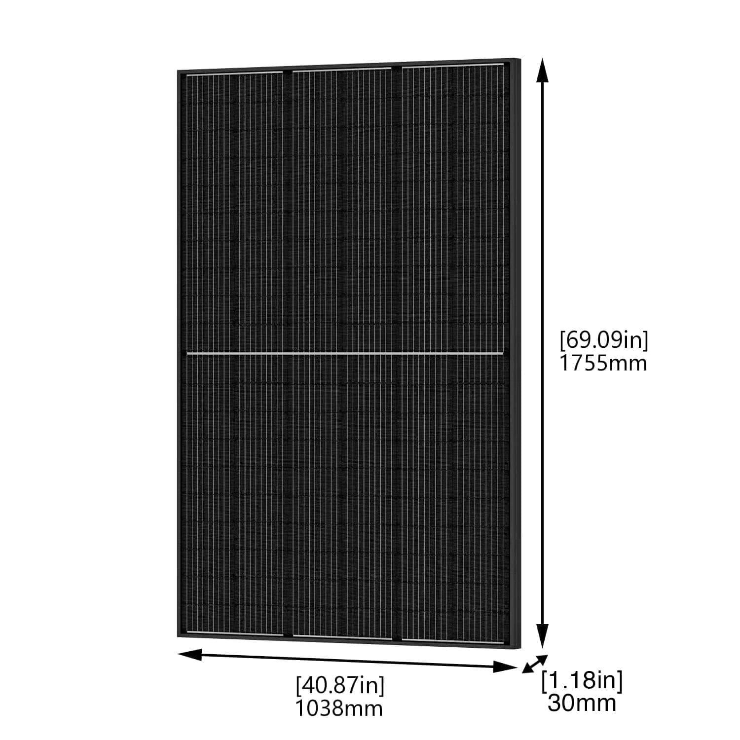 410 Watt Monocrystalline Solar Panel (2 Pack) With Solar Panel Mount Rack Nature's Generator