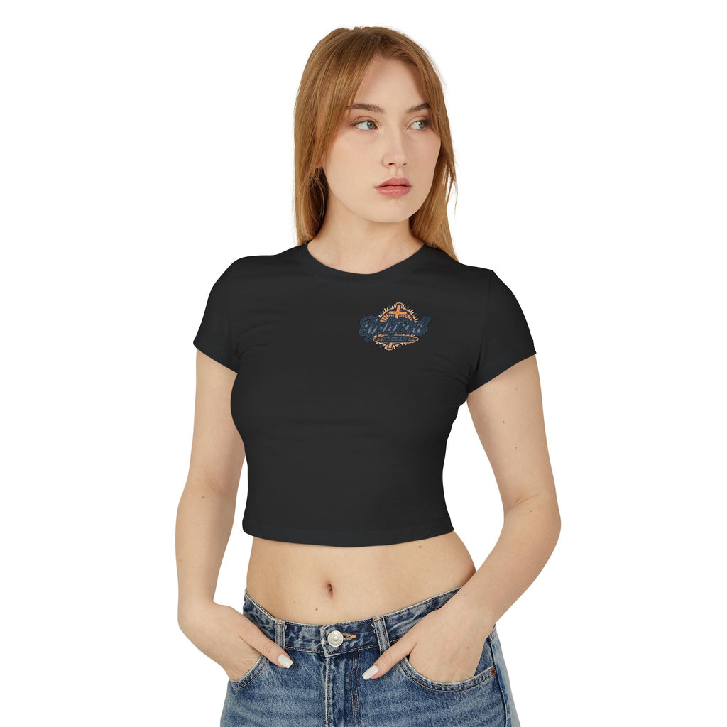 Women's Baby Tee - Phillipians 4:13 Bible Verse Religious Design Printify