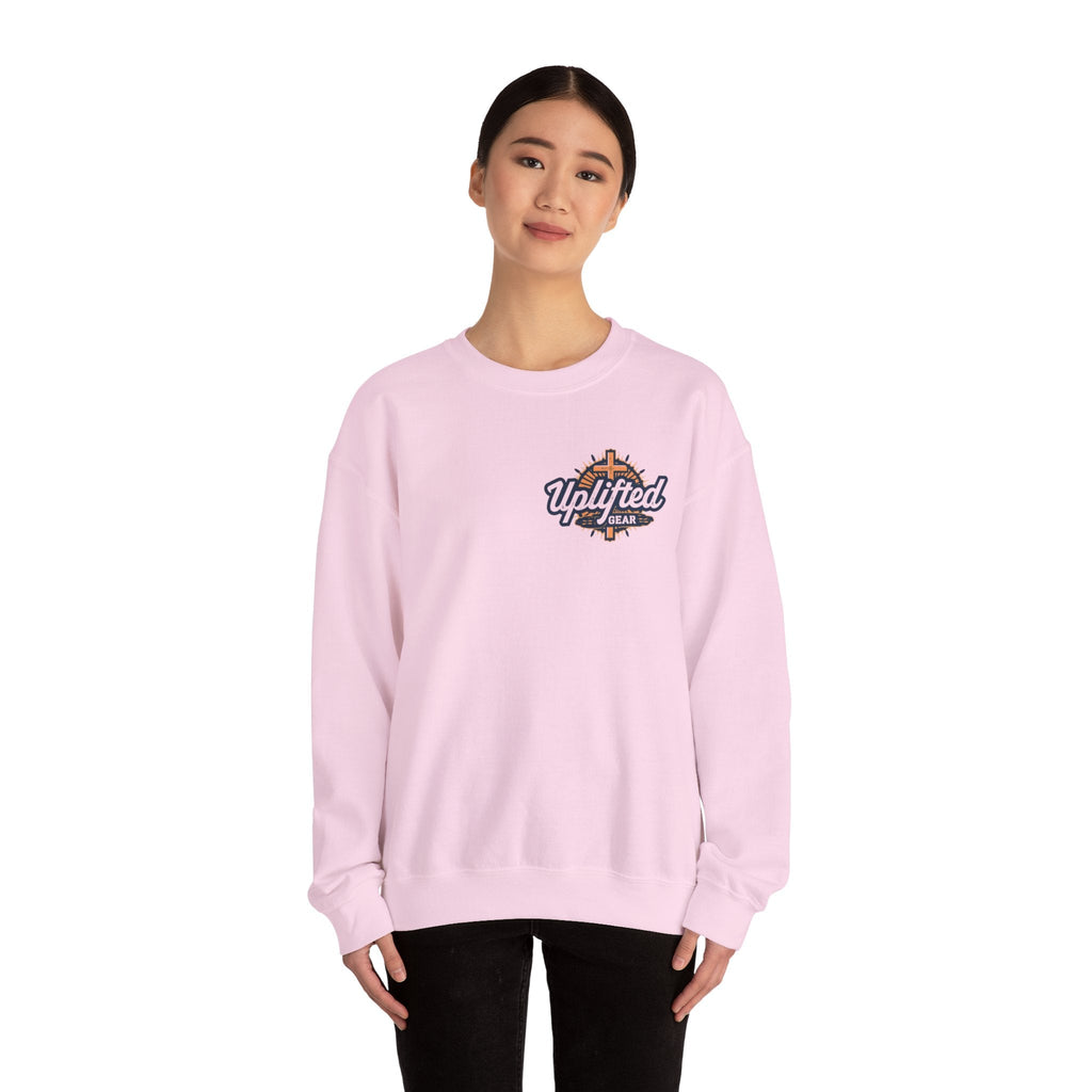 Abide Sweatshirt – Vine Wrapped John 15:5 Christian Sweatshirt for Cozy Devotion Printify