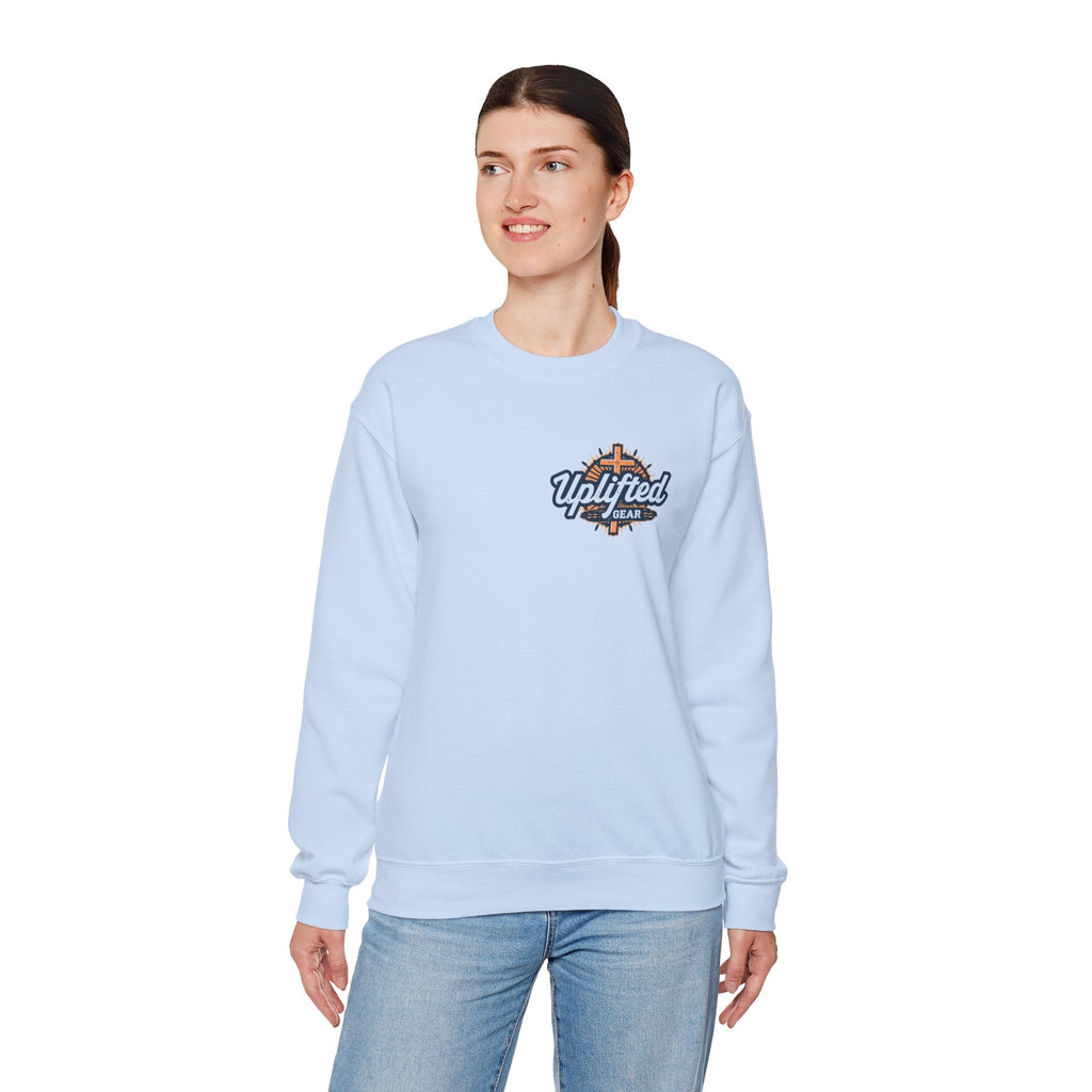 God Created Adam and Eve Sweatshirt – Biblical Truth Christian Sweatshirt for Unshakable Faith Printify